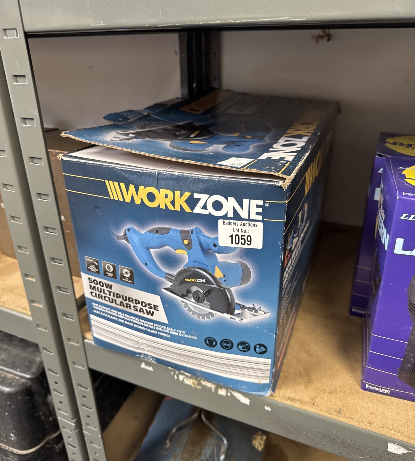 Workzone 500w multipurpose circular saw - appears new in box