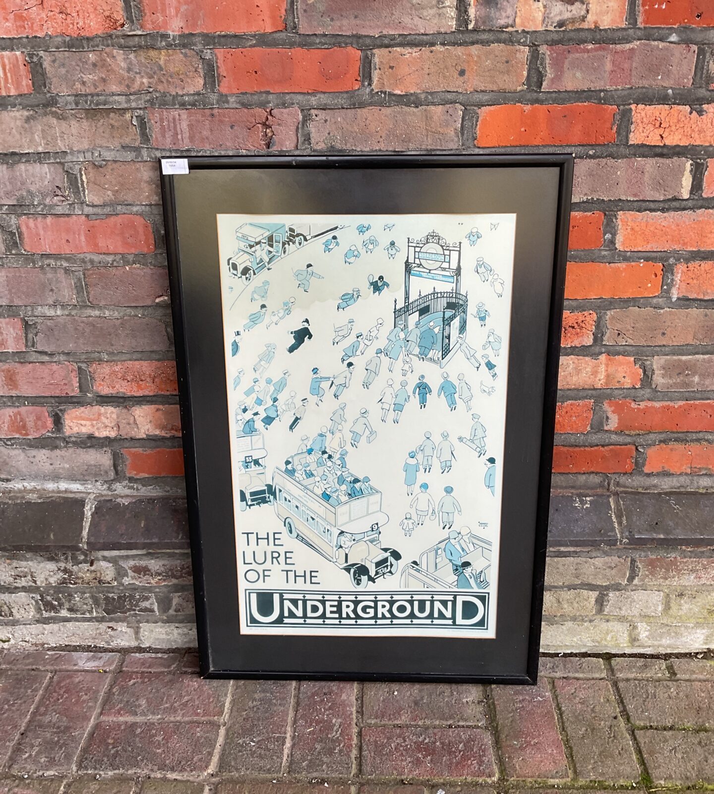The lure of the underground, London Underground train print