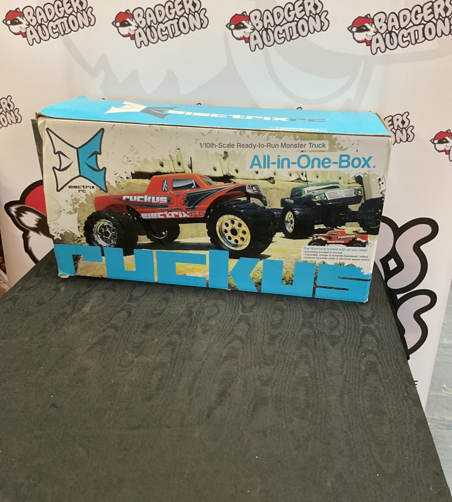 Xelectric rc all in one box 1/10th scale ready to run monster truck