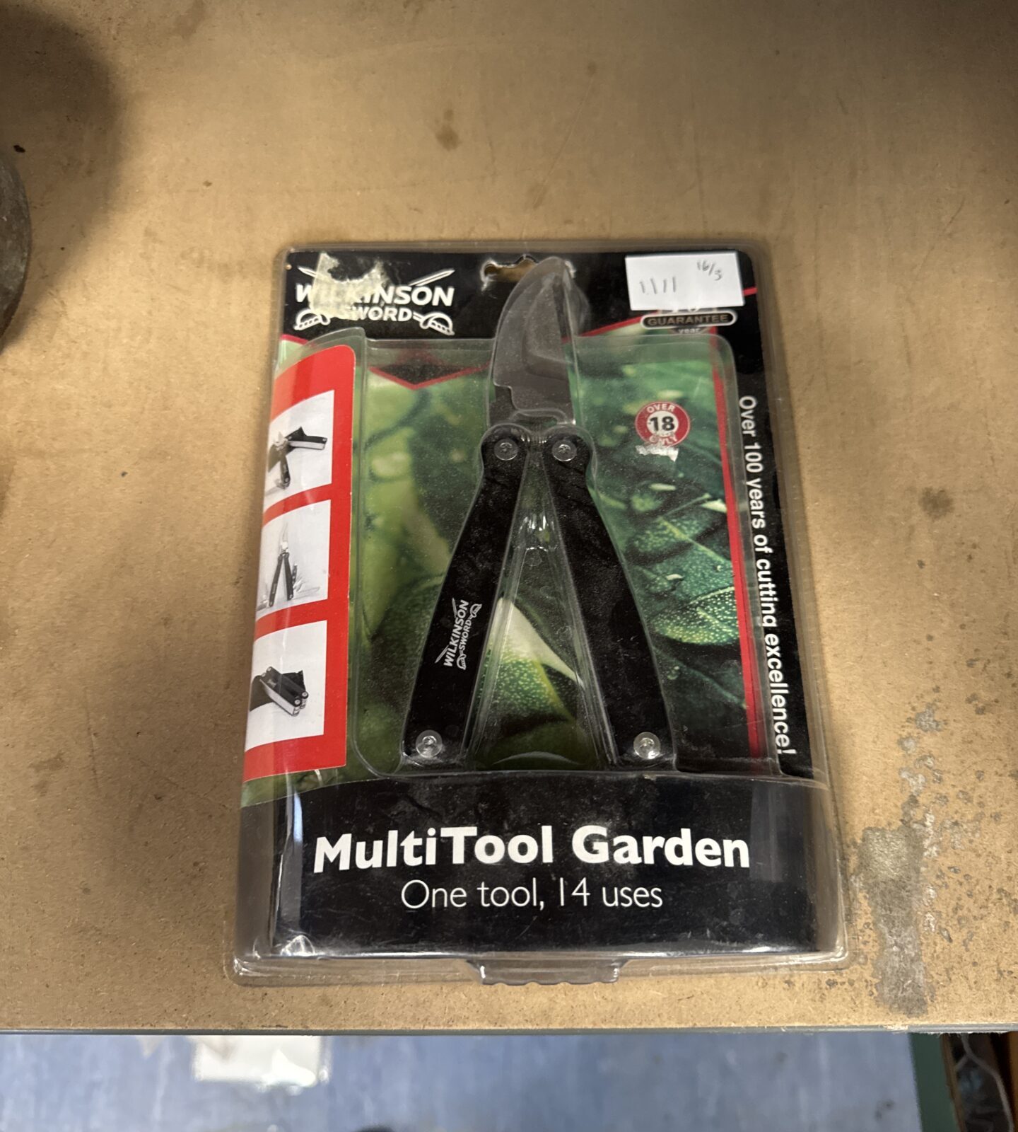 Wilkinson sword gardeners multi tool - new