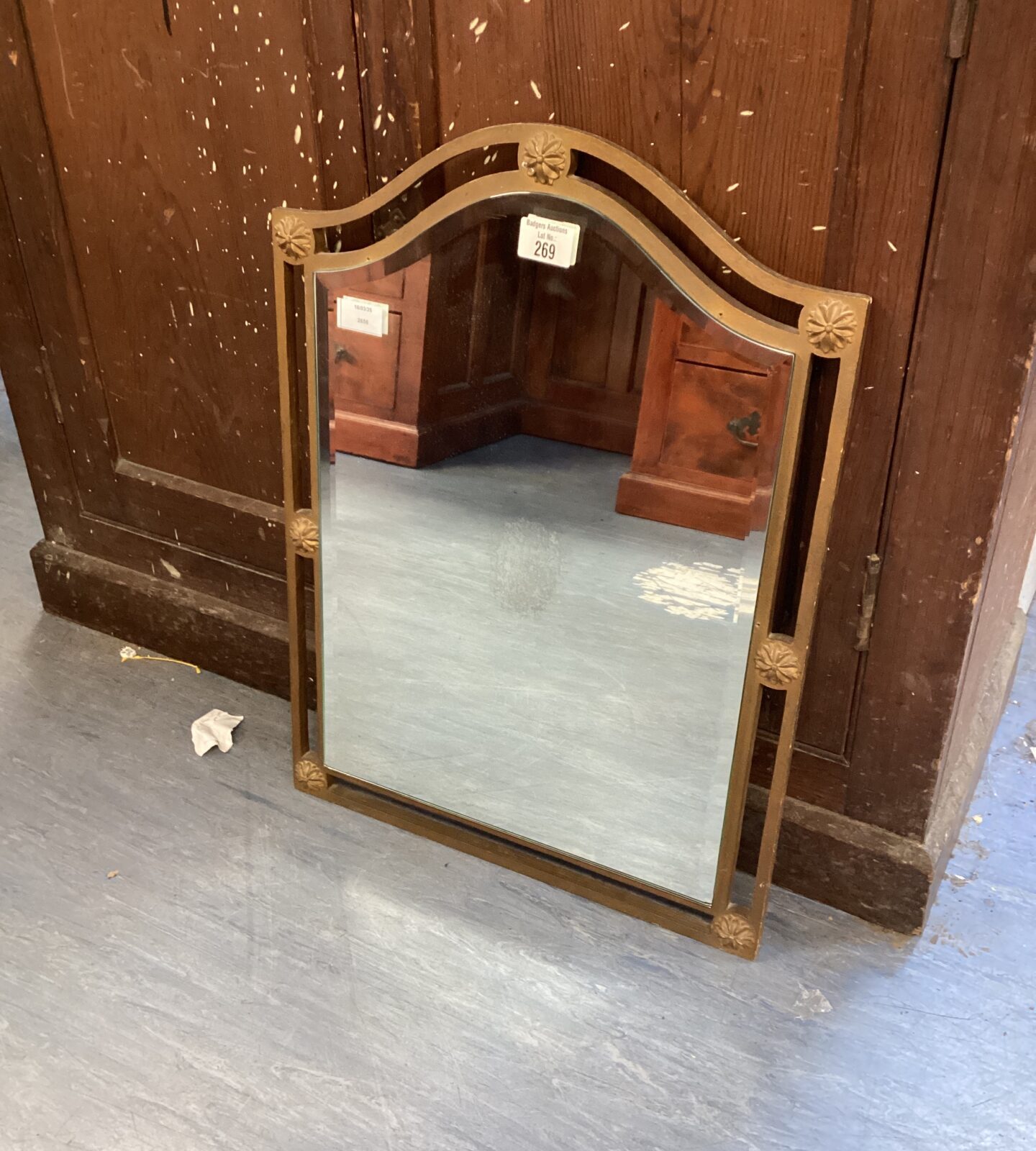 Vintage Bevel Edged Hallway Mirror