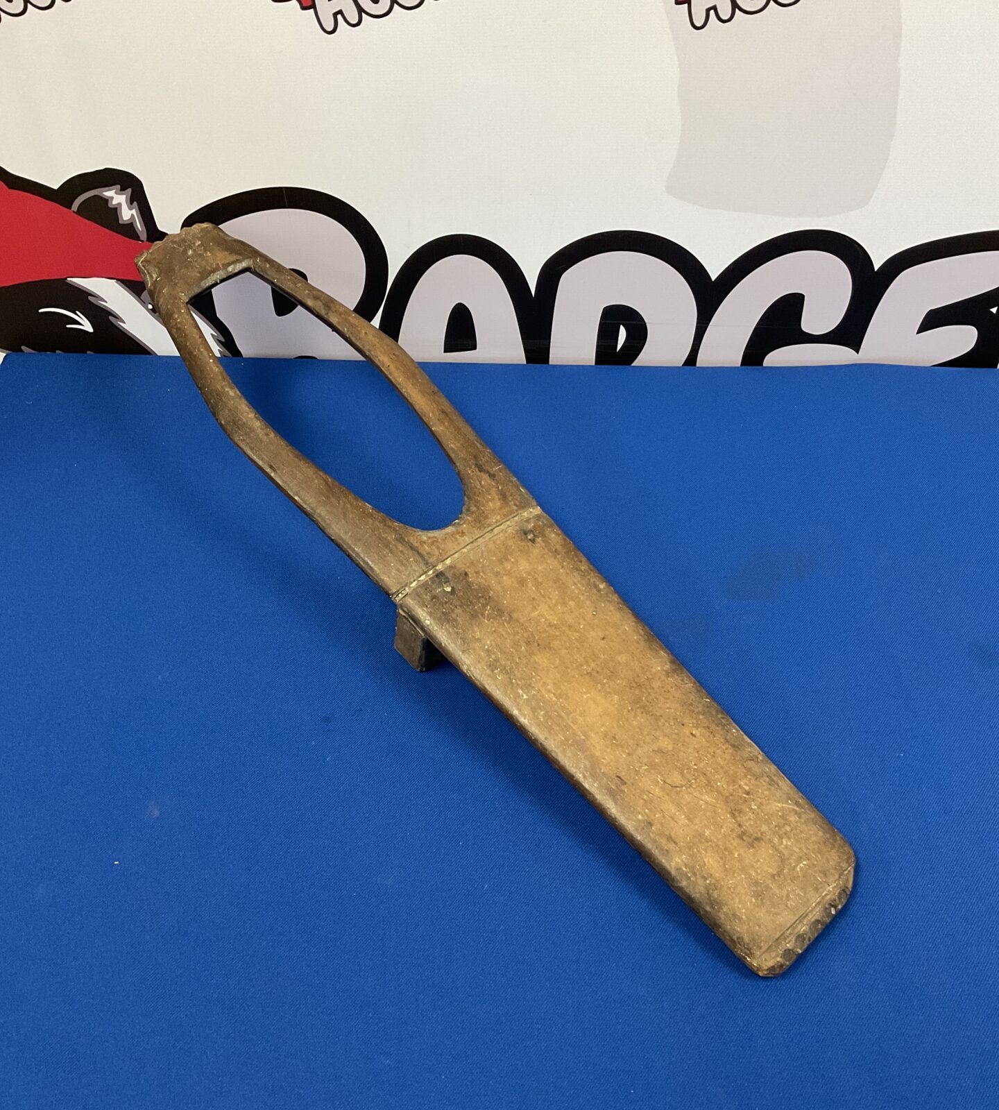 Antique oak boot jack