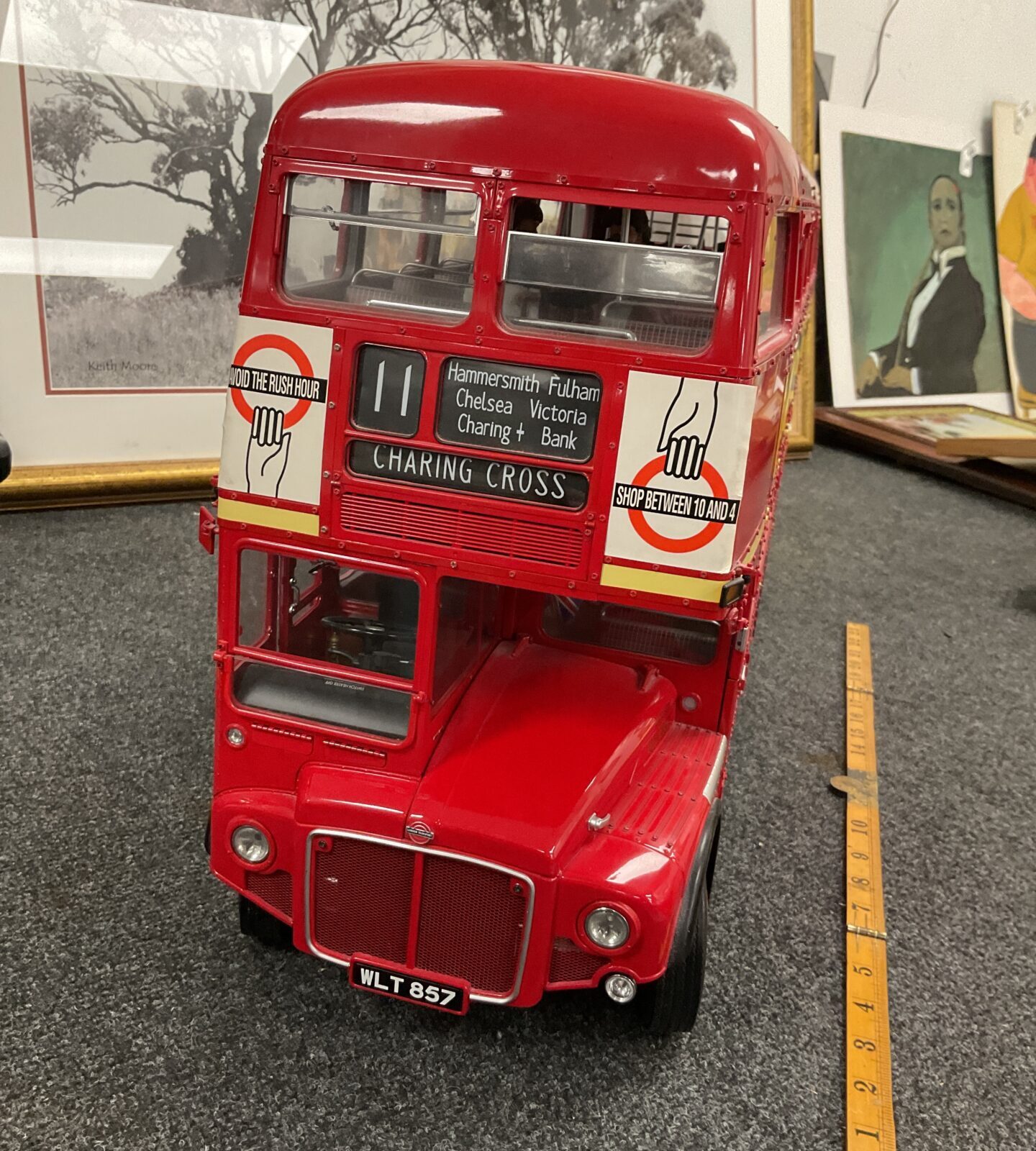 Hachette Routemaster Scale 1:12 L 670mm W 203mm H 356mm - Image 3