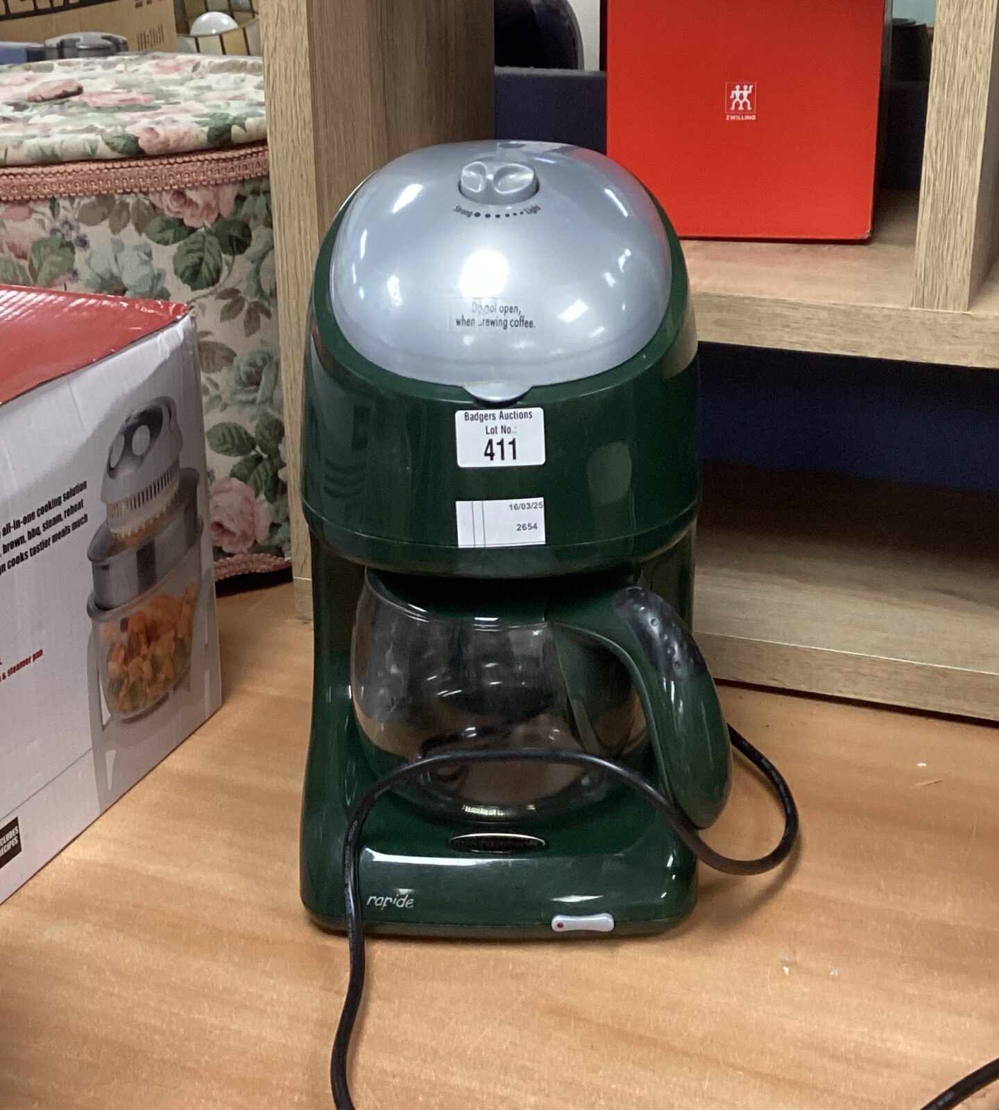 Morphy Richards Coffee Machine tested working