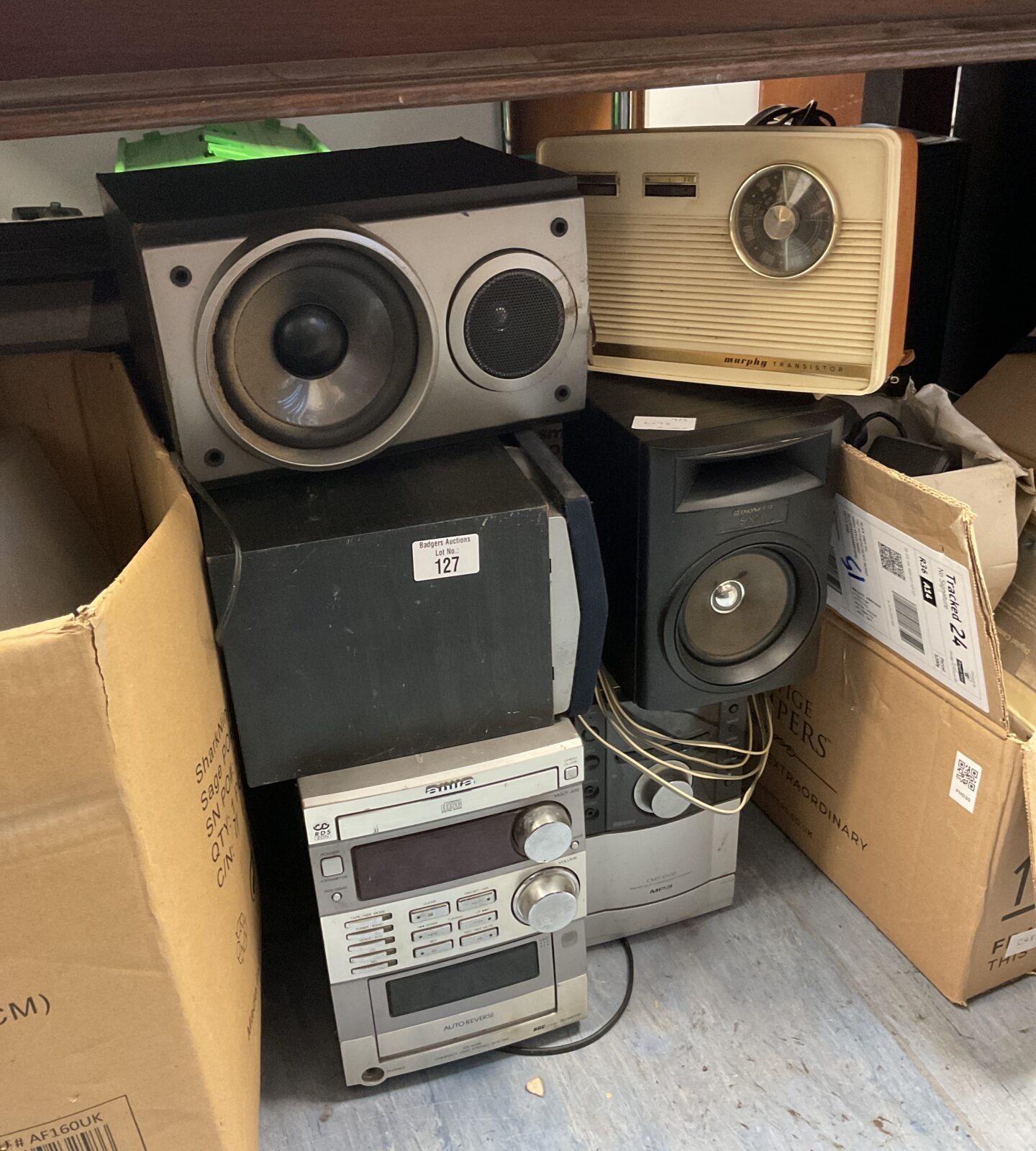 Joblot of audio & hifi including aiwa & sony