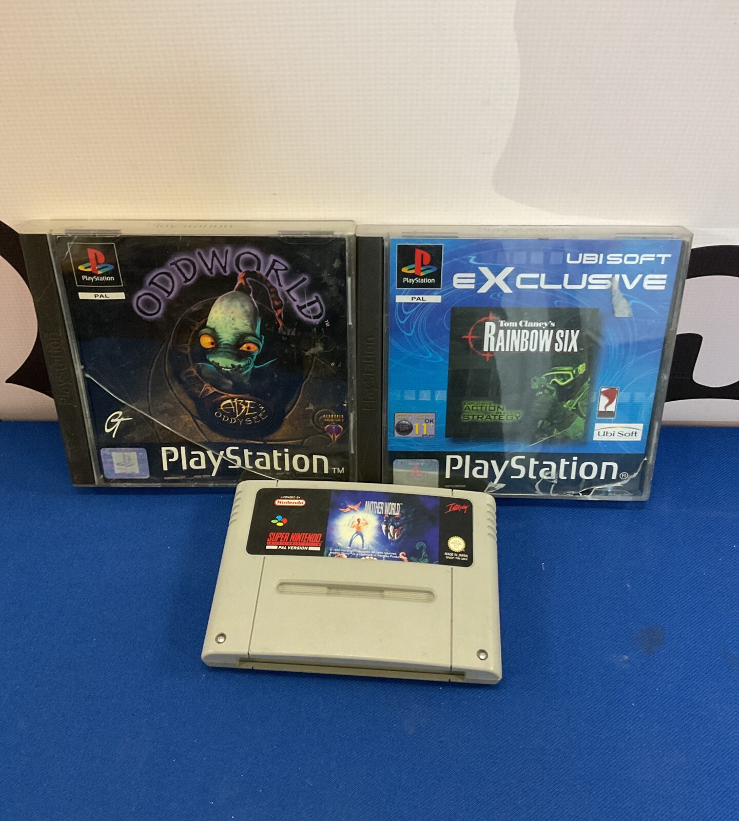 Two PlayStation games & another world on the super Nintendo snes