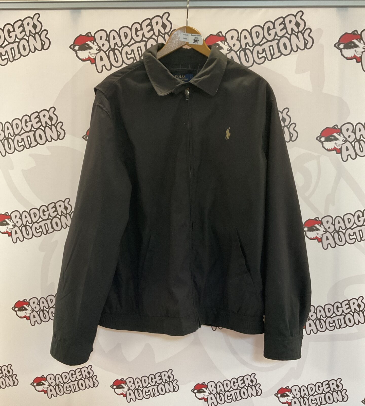 Black ralph lauren jacket size large