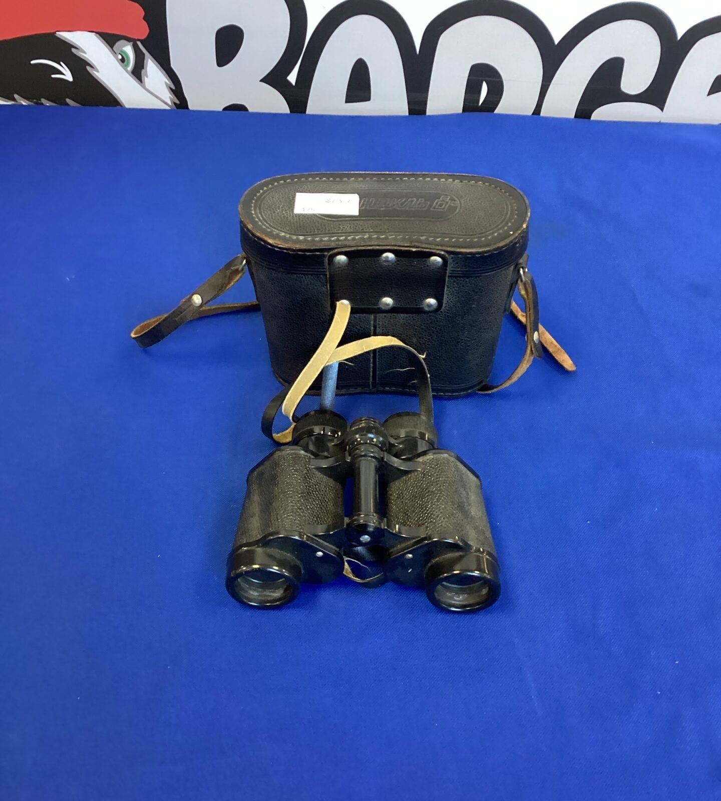 Pair of Russian made binoculars with case