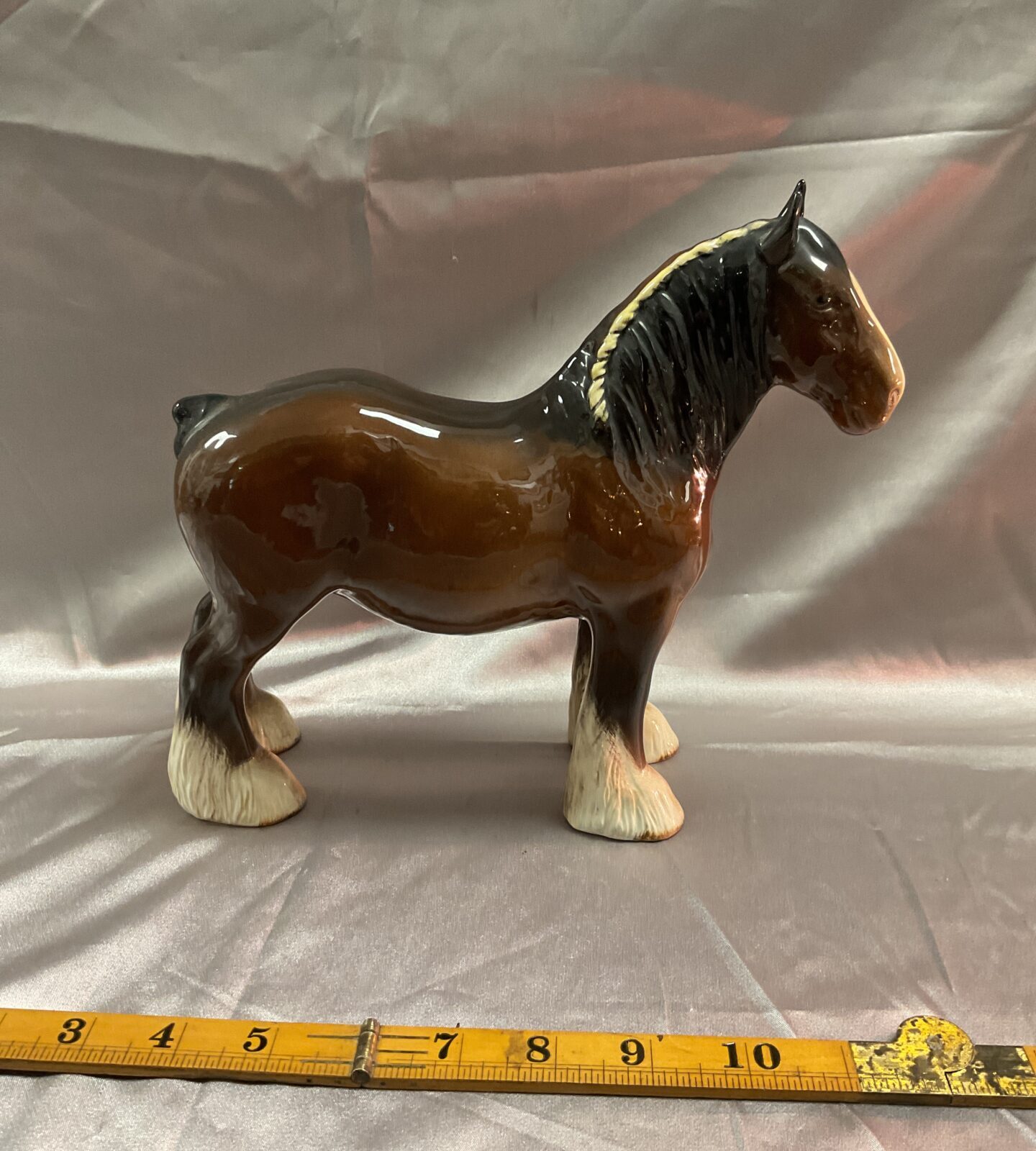 Vintage Beswick shire horse