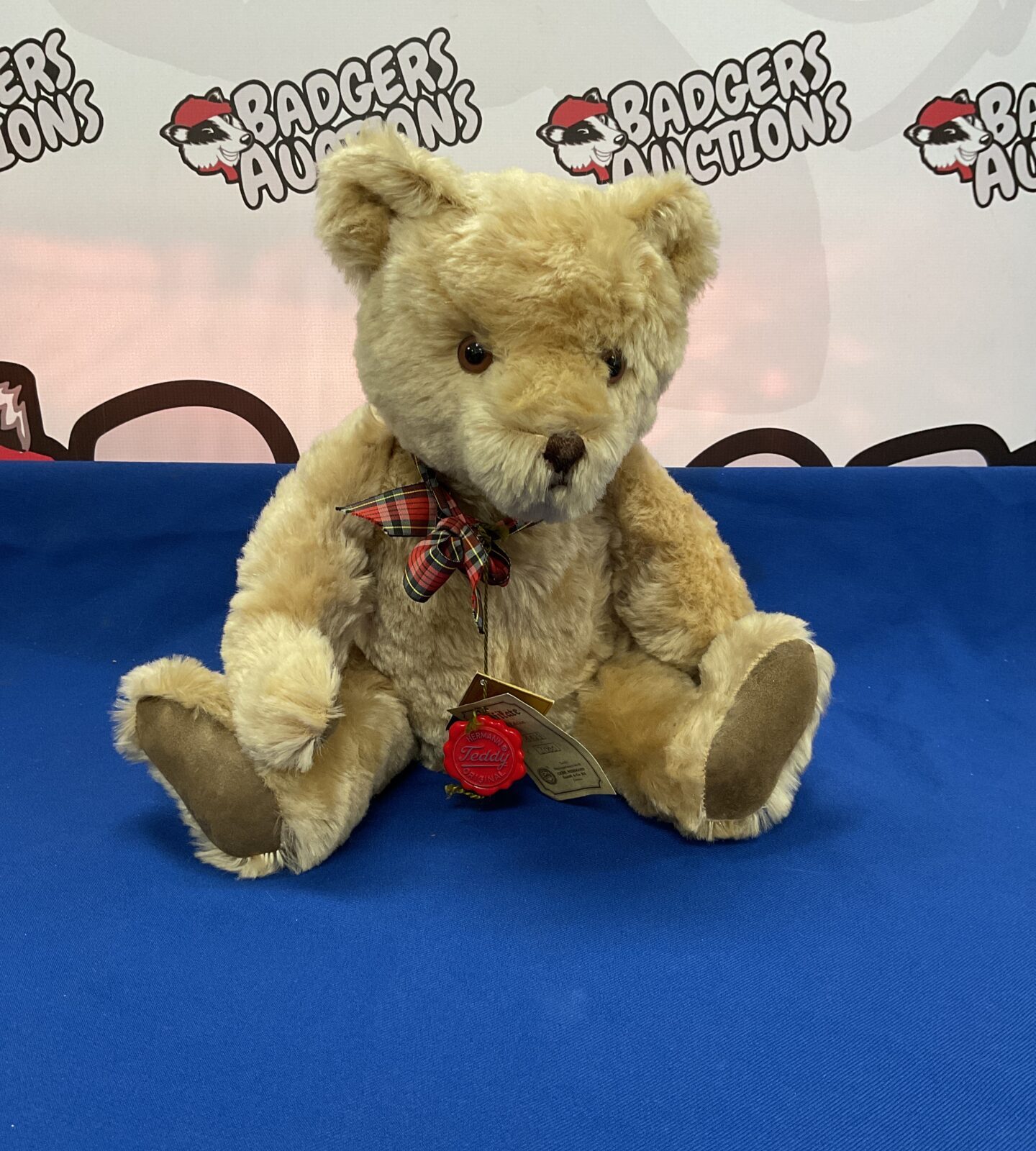 Original Hermann  Teddy with tags limited edition 1129 of 3000