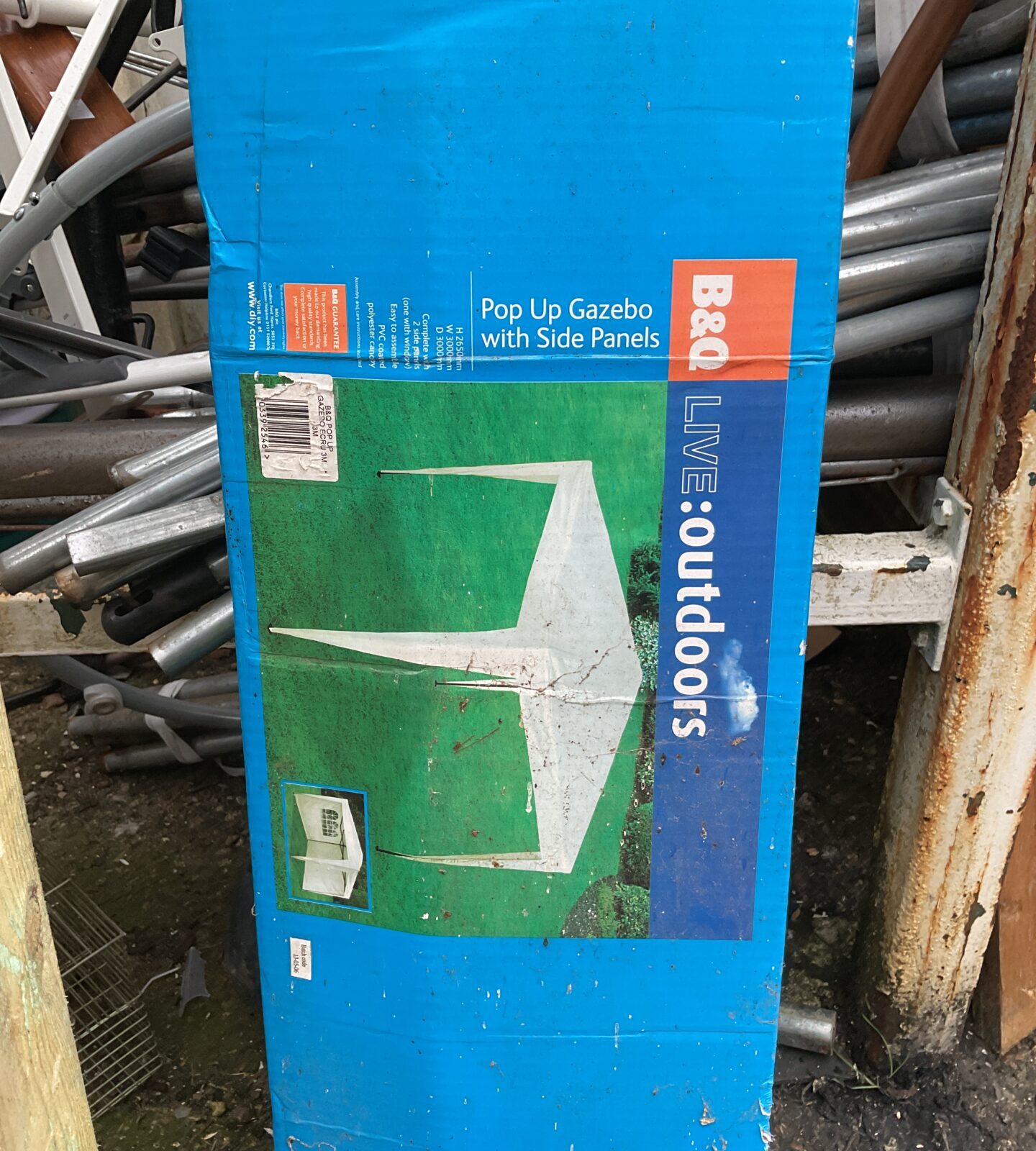 B&Q outdoor gazebo 3m x 3m