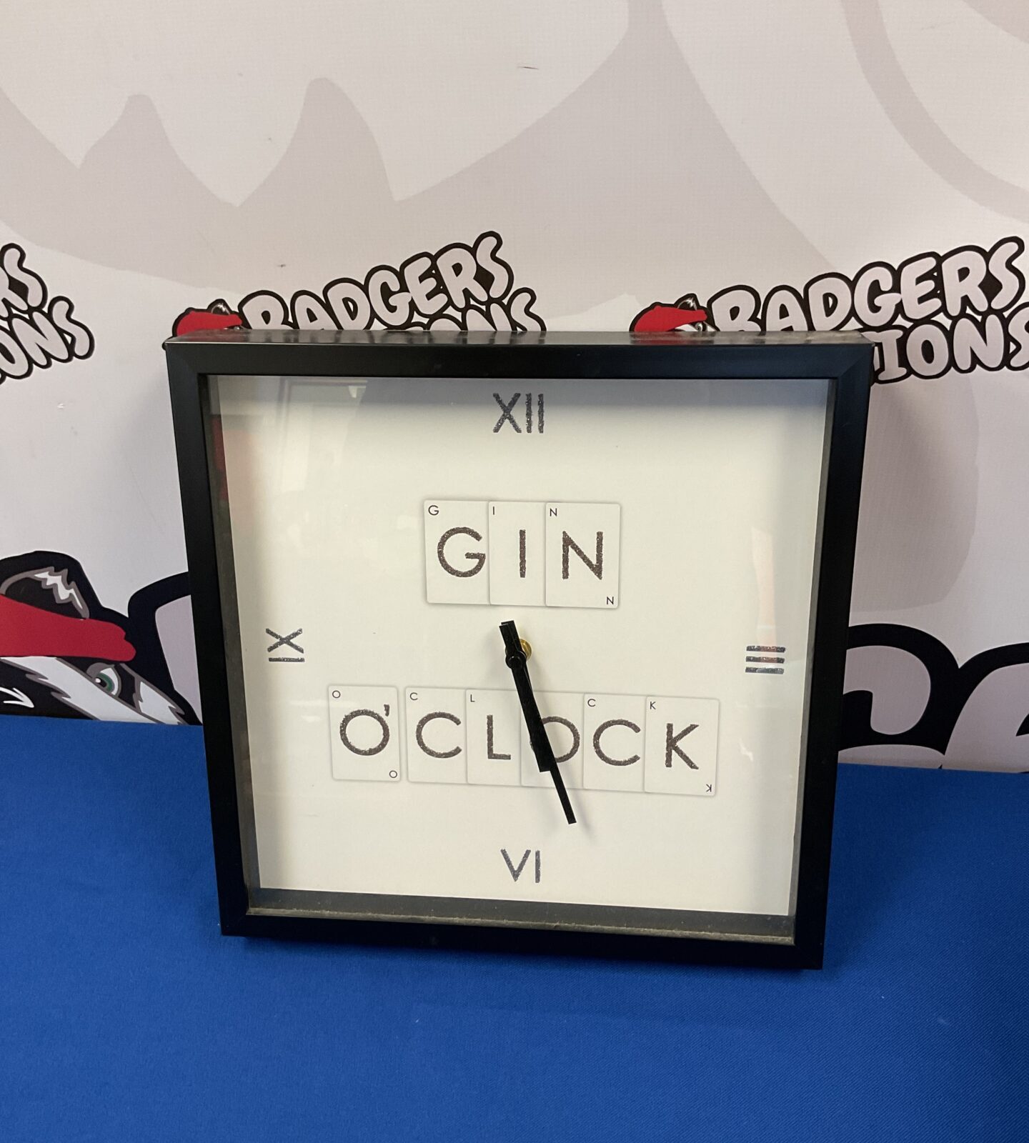 Next gin o'clock wall clock