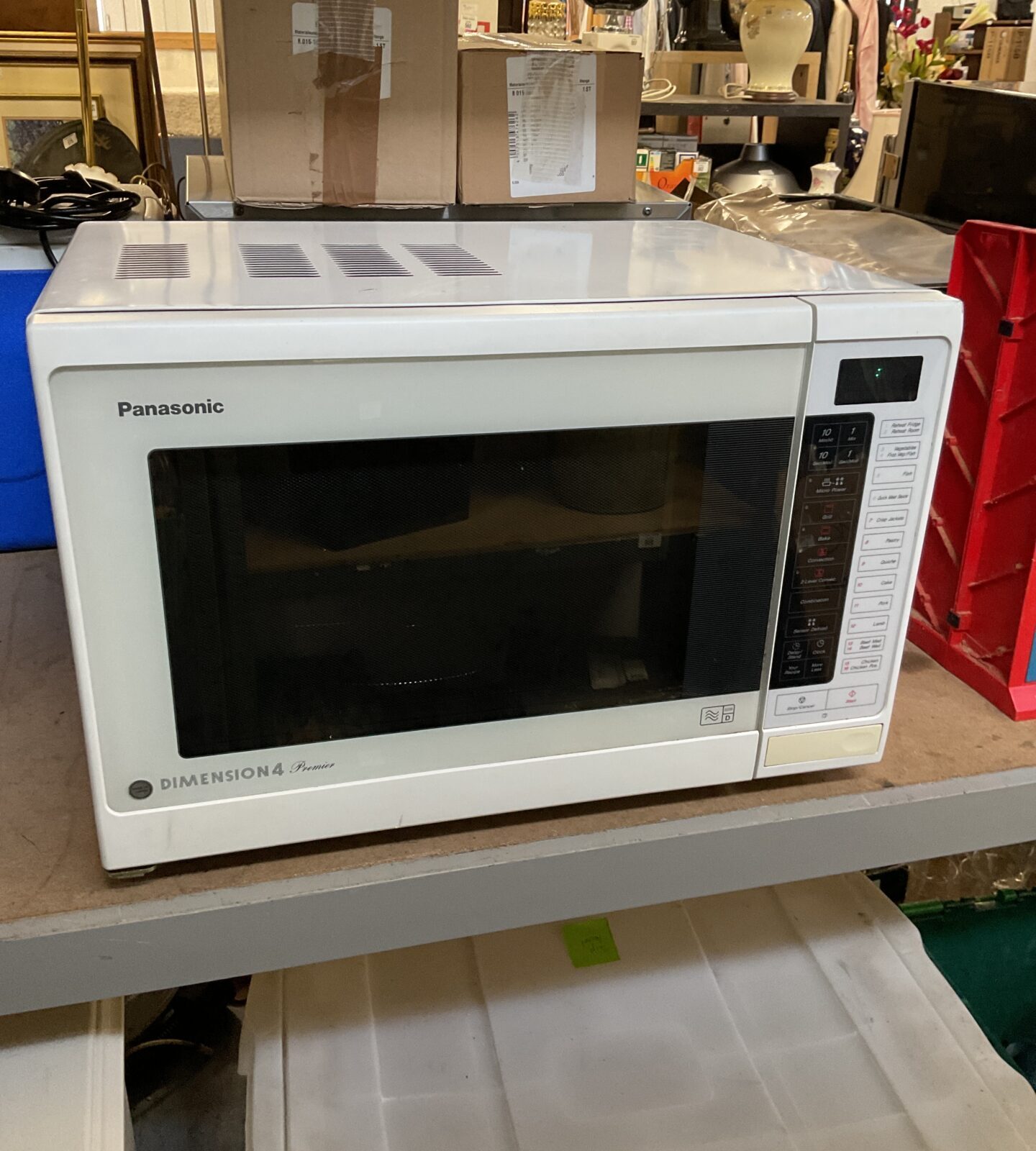 Panasonic dimension 4 premier microwave powers on