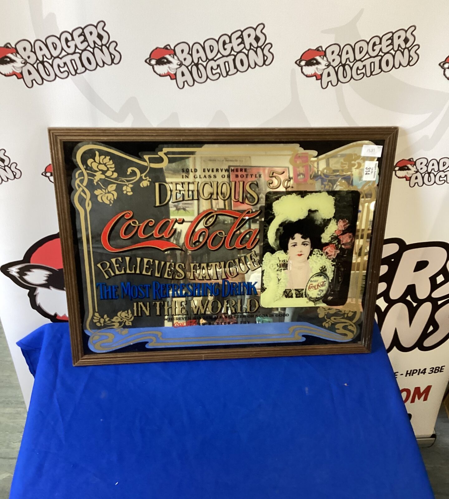Reproduction Coca Cola Mirror