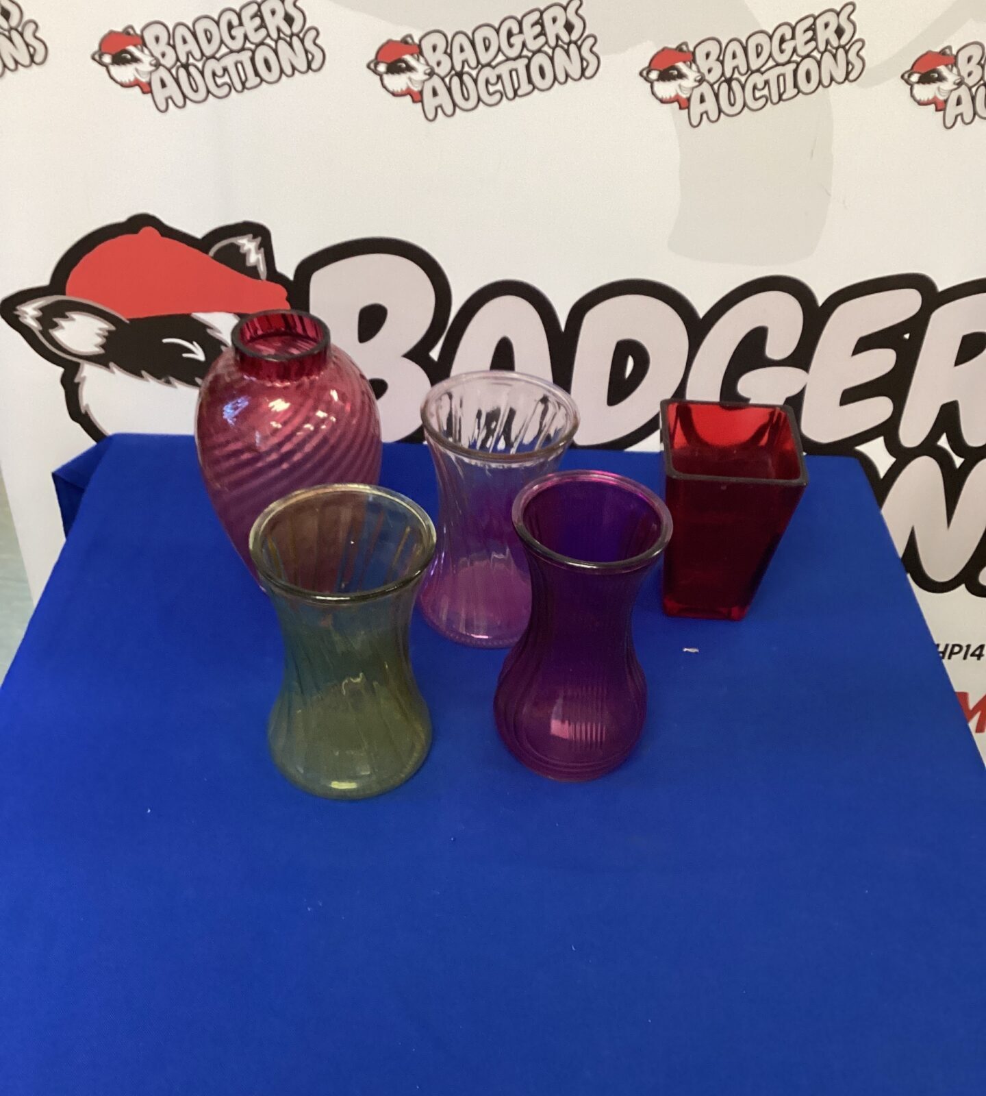 Selection of Glass vases