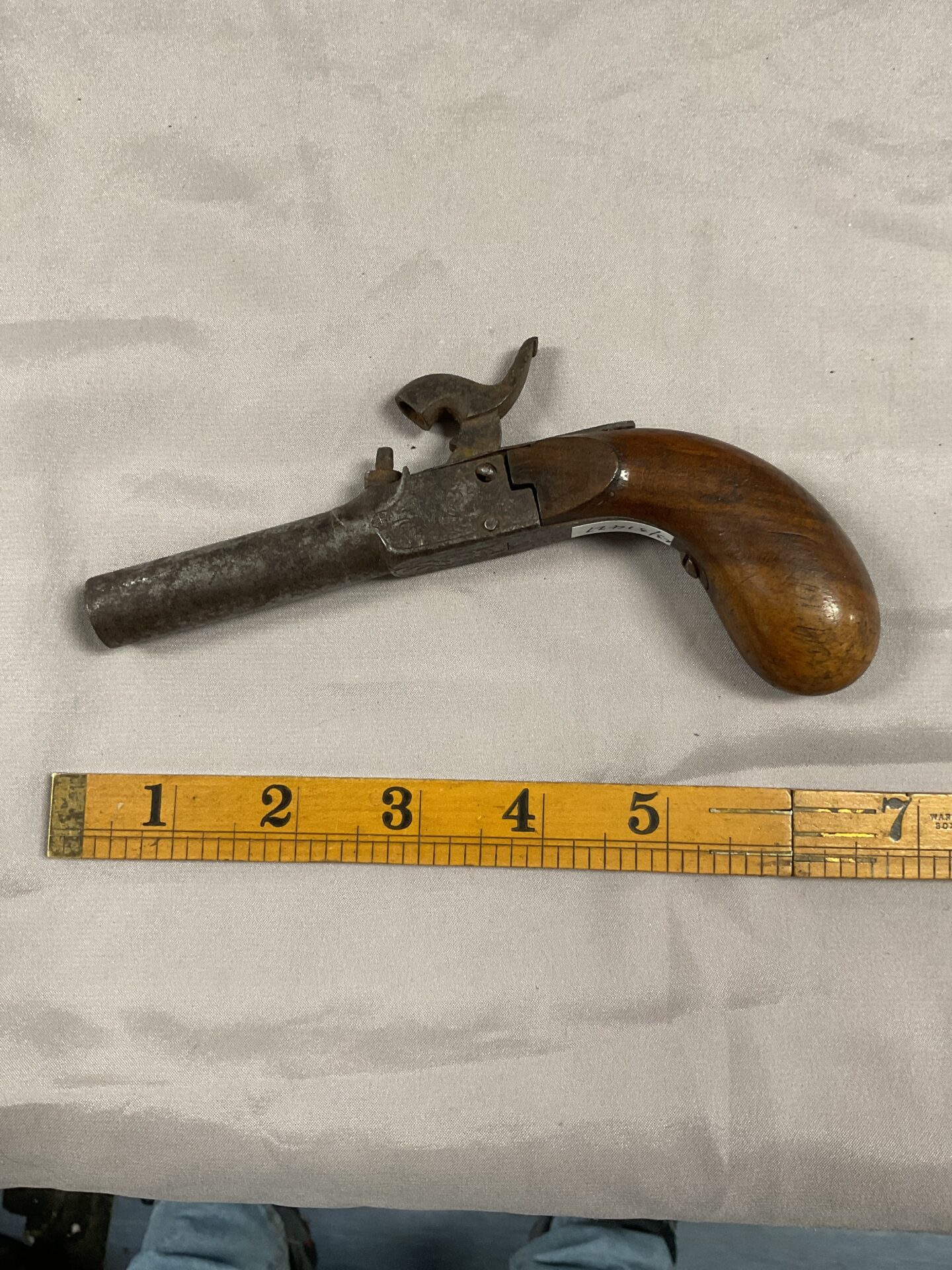 Antique black powder pistol