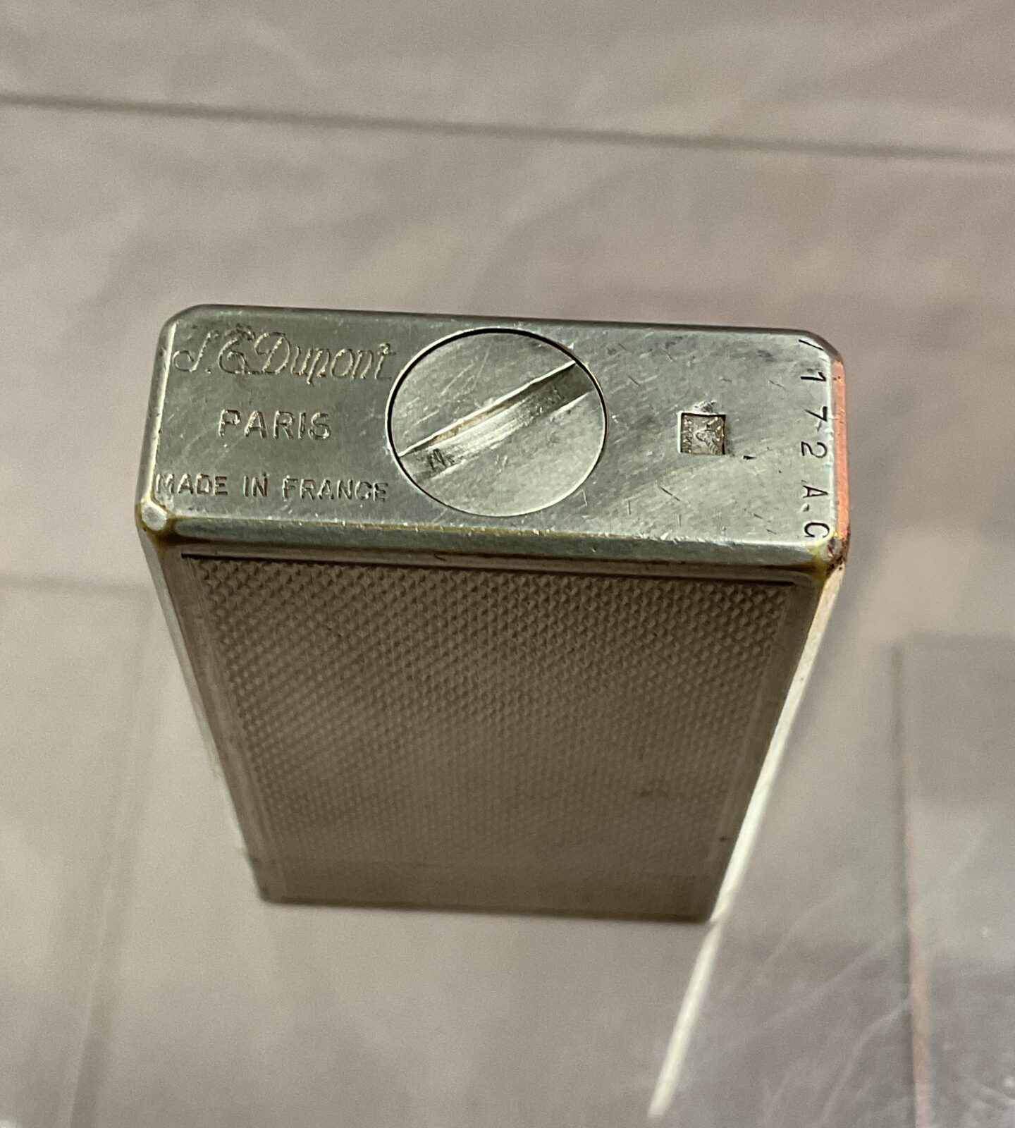 dupont silver plate gas lighter - Image 2
