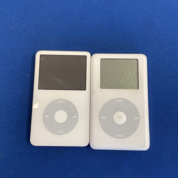 Two apple ipods (one has broken screen