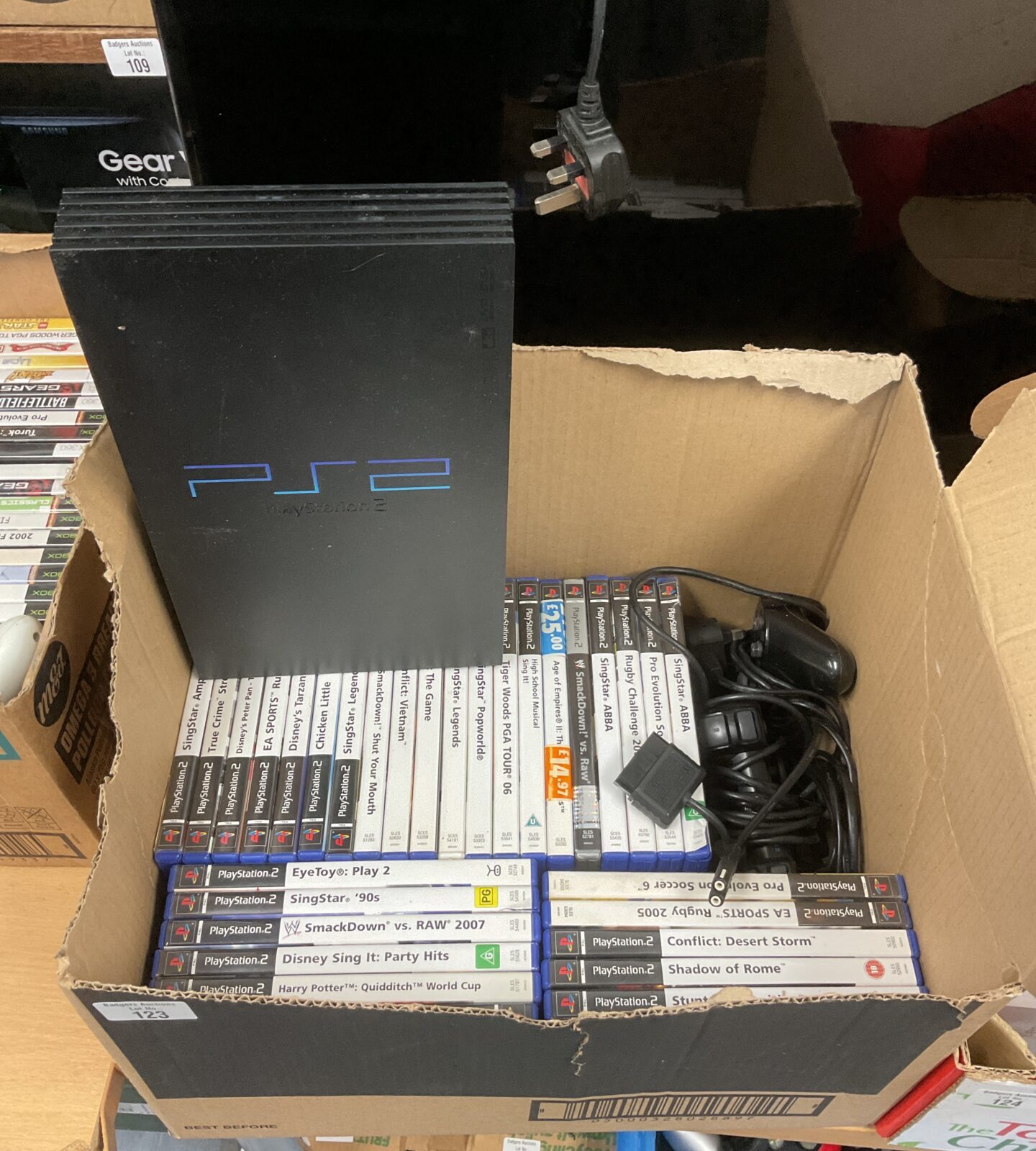 Sony PlayStation 2 console bundle with games & controllers