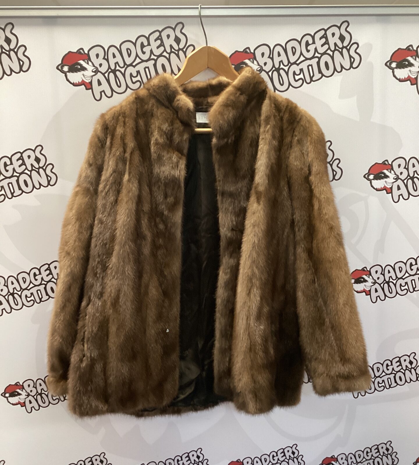 Ladies mink fur coat size 12
