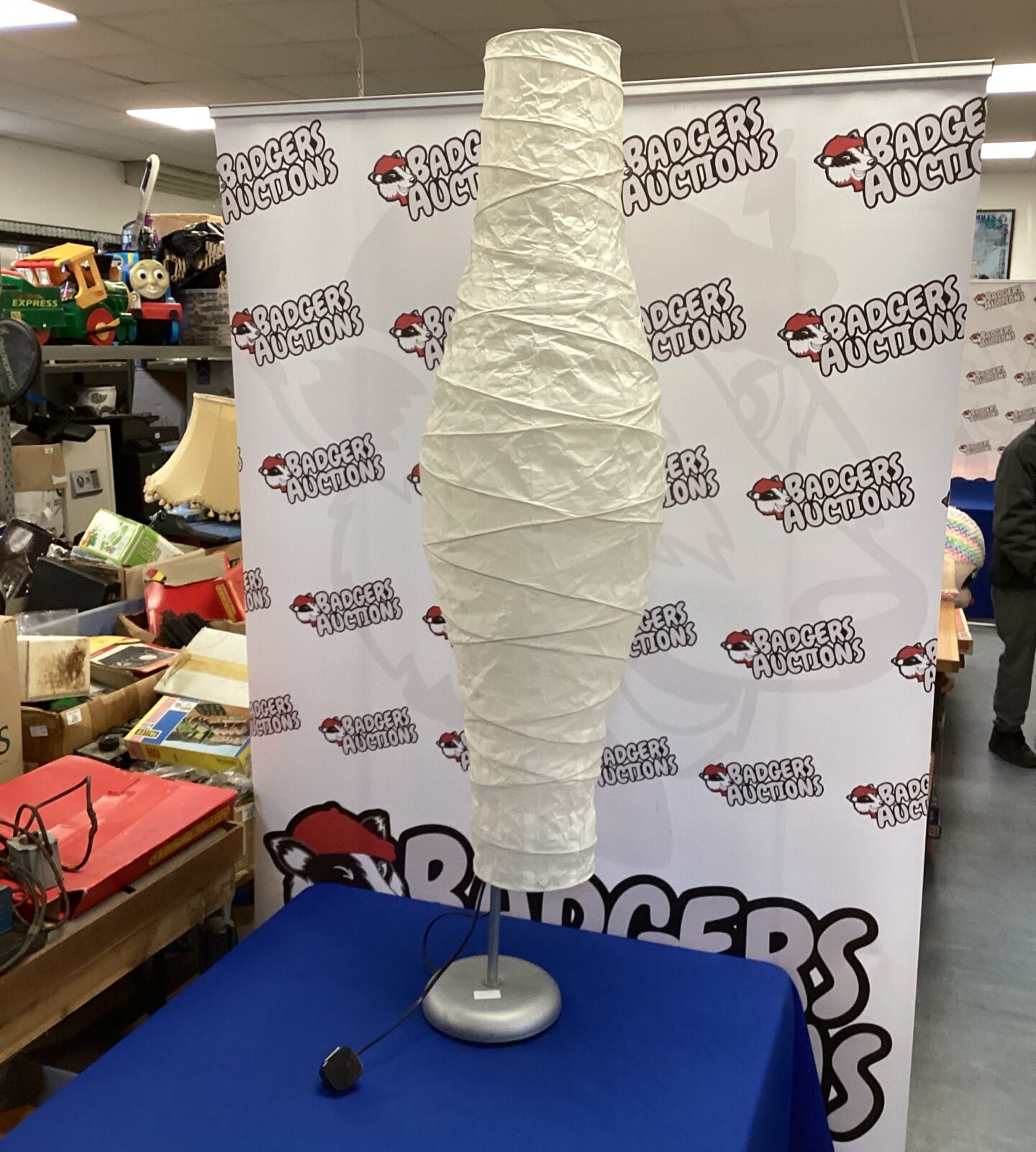 Standard lamp with shade