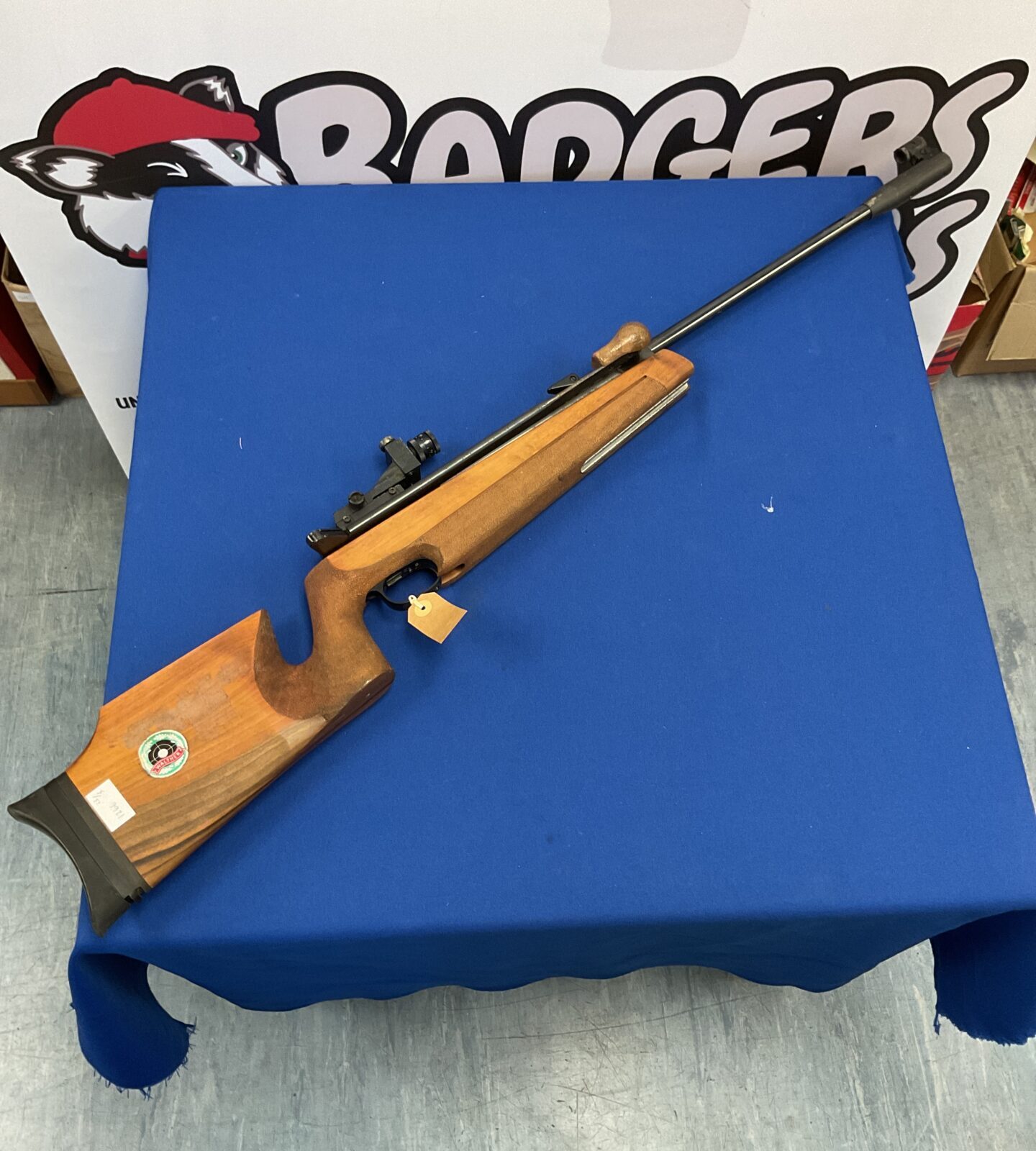 Walther Lgr cal 4.5mm Side Lever Target Air rifle With Extra Trigger - Image 2