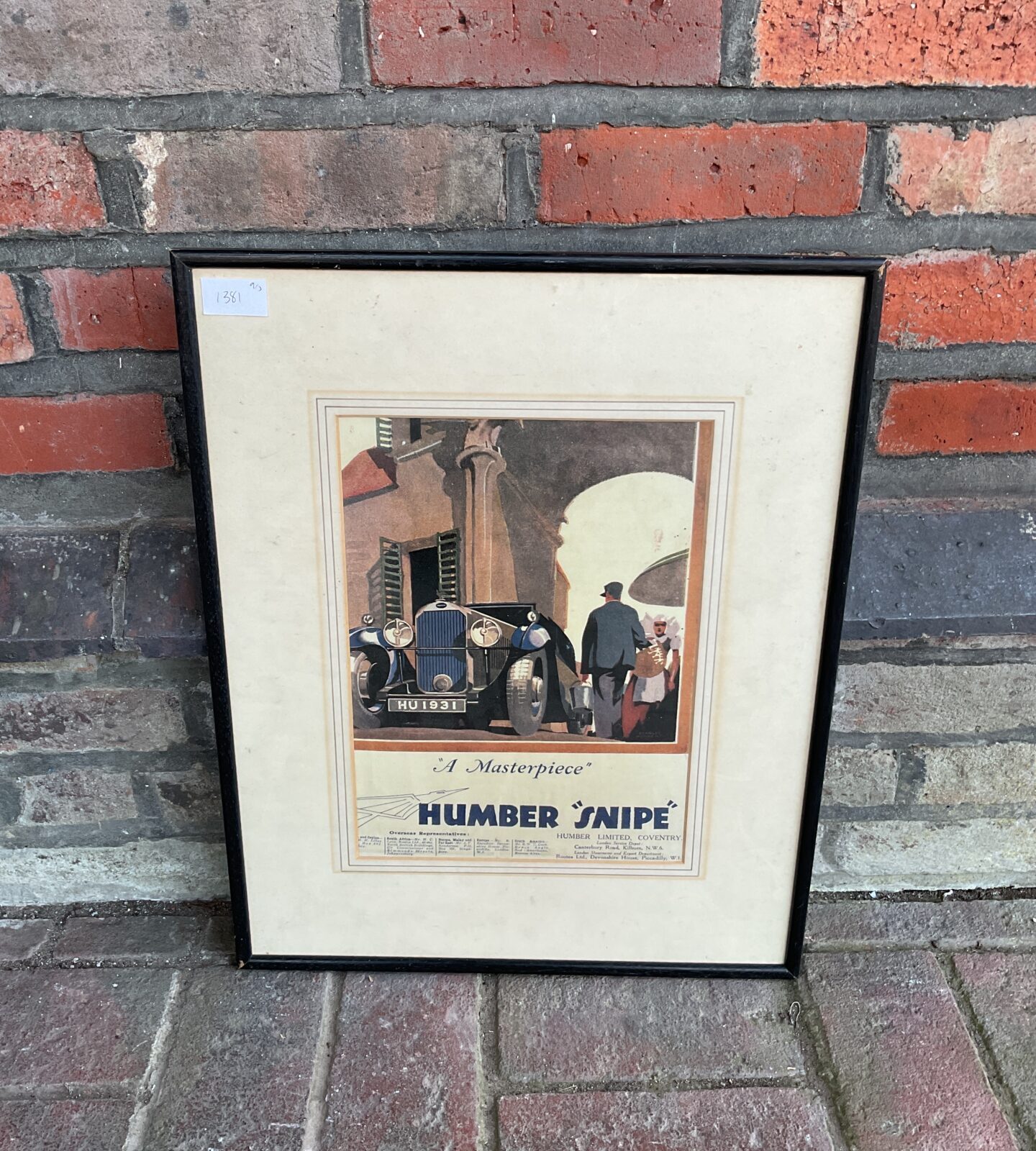 vintage humber strike motoring advertisement print
