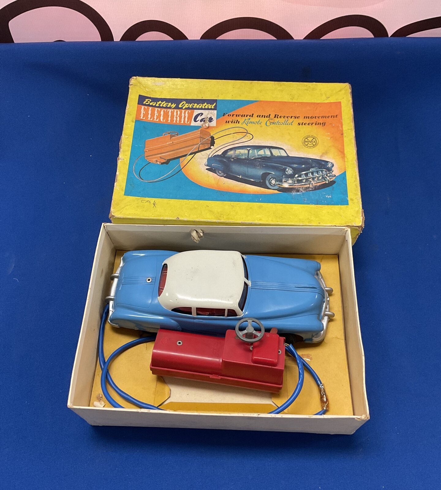Vintage Marx Battery operated electric car in original box