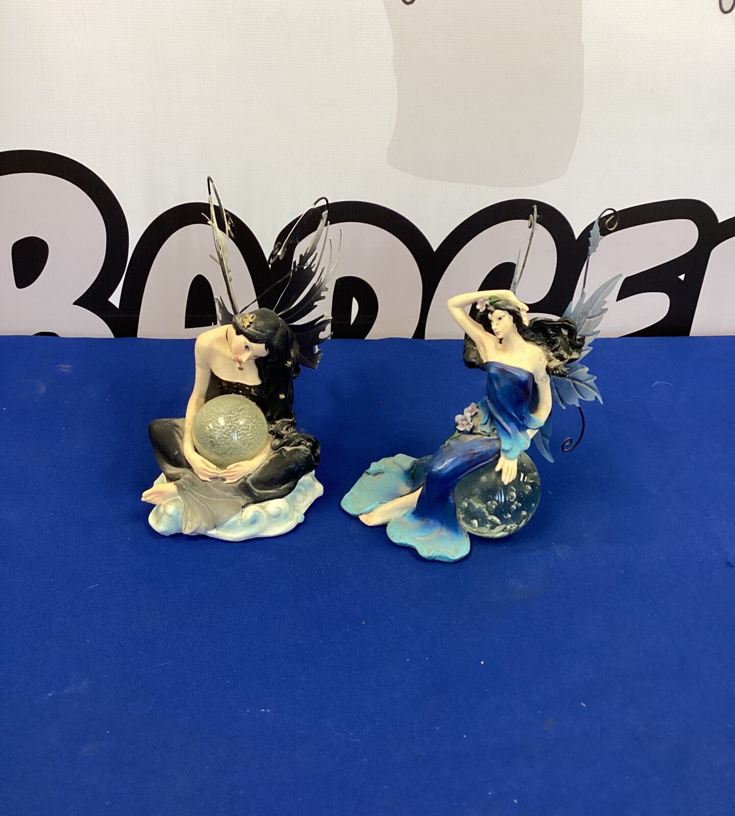 Two Night Fairy Figurines