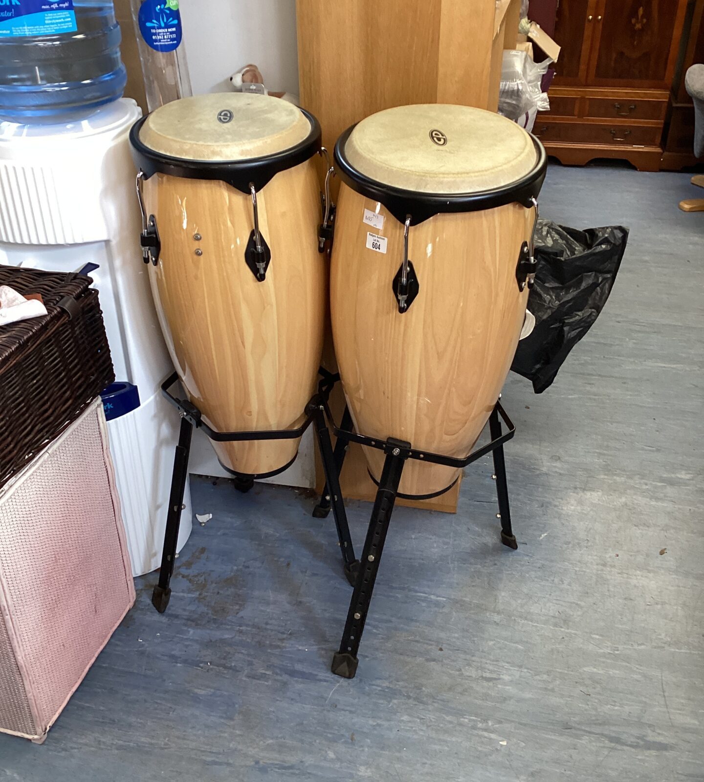 Pair of CP cosmic percussion conga bongo drums