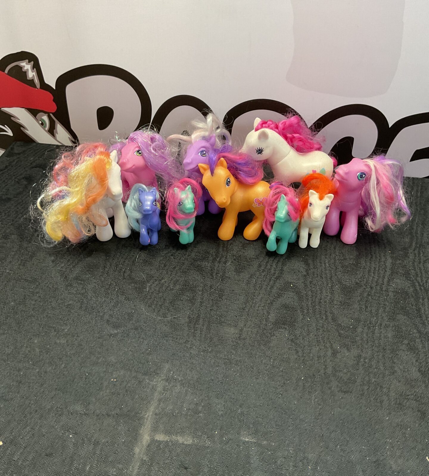 Selection of retro Hasbro my little pony ponie figures
