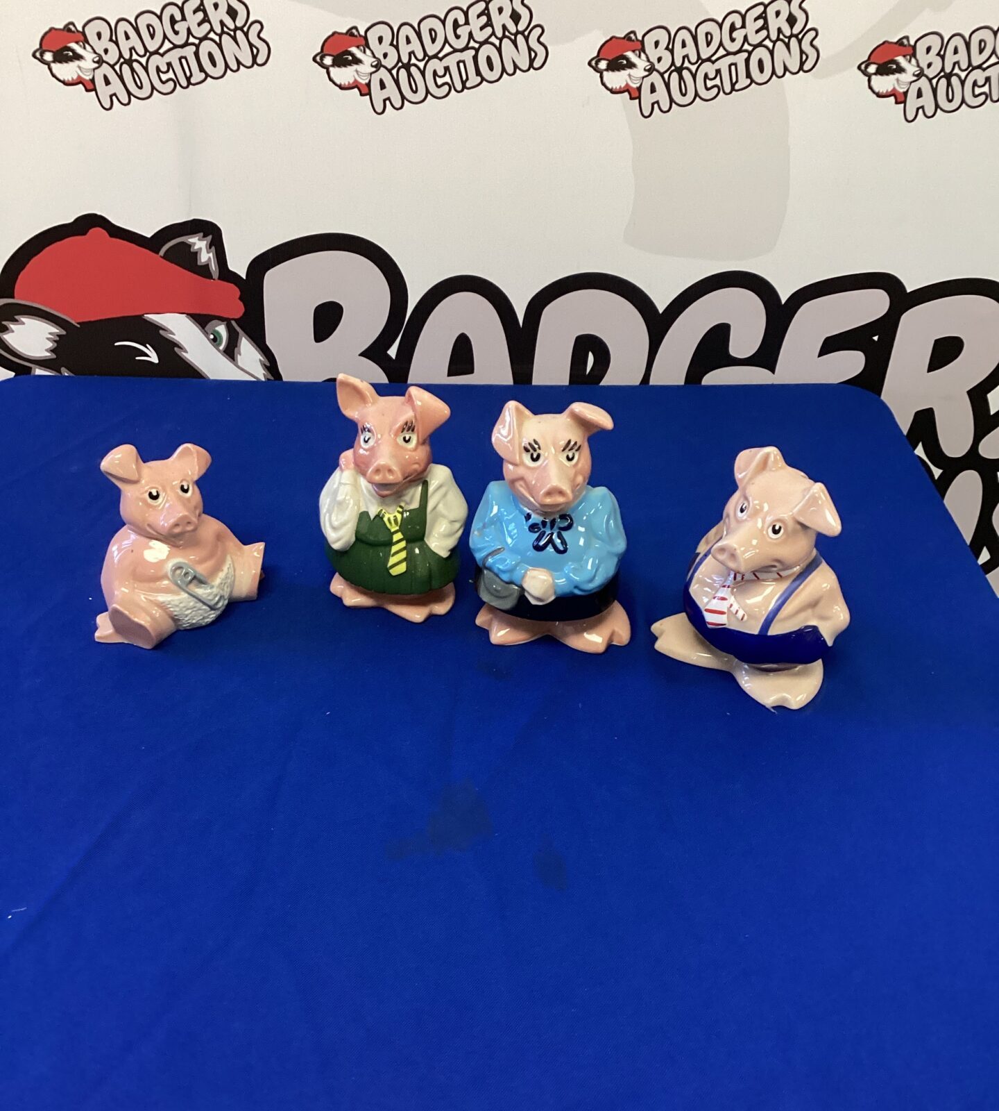 Four Nat West Wade Piggy Banks