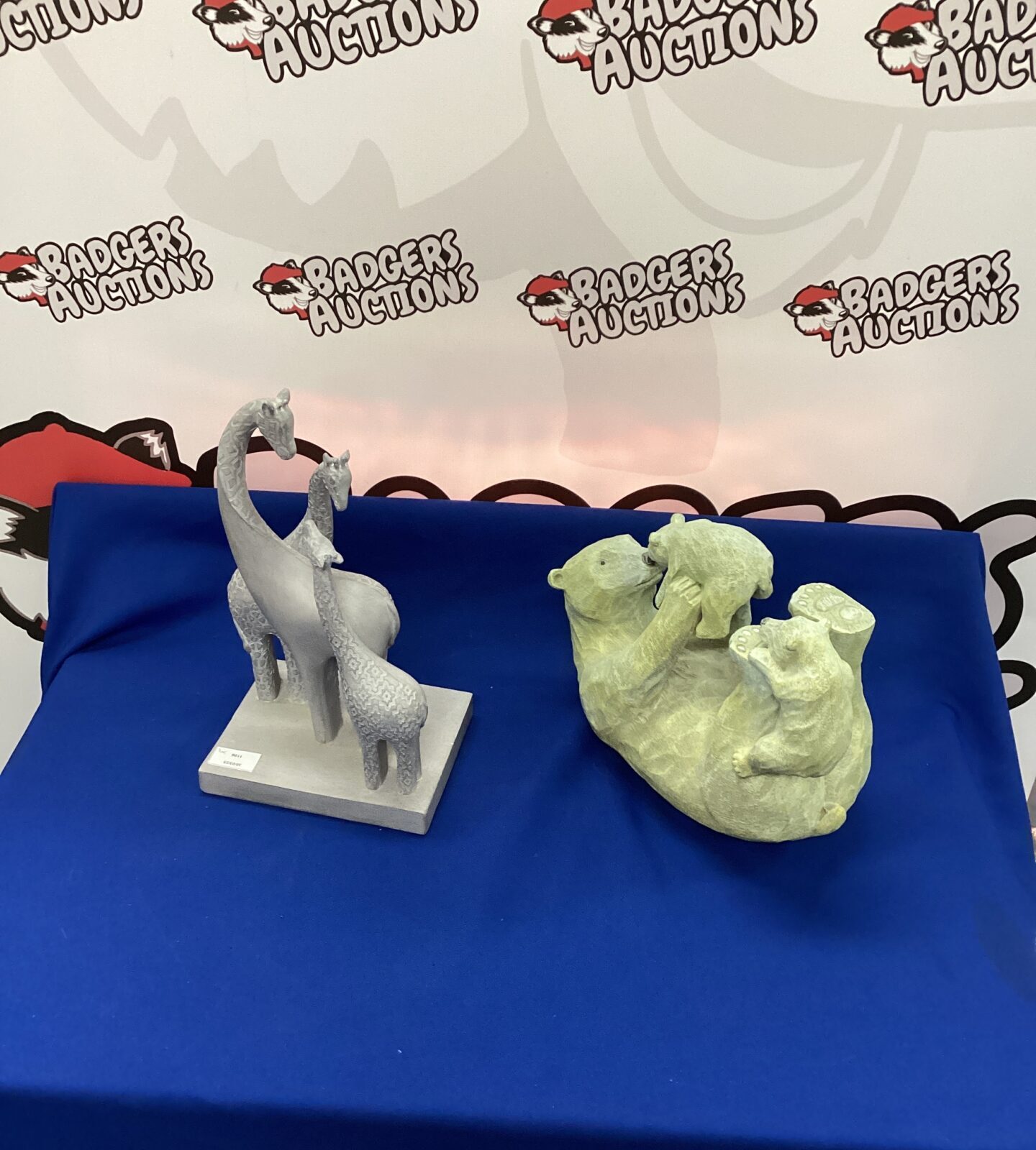 Two Resin Animal Figurines