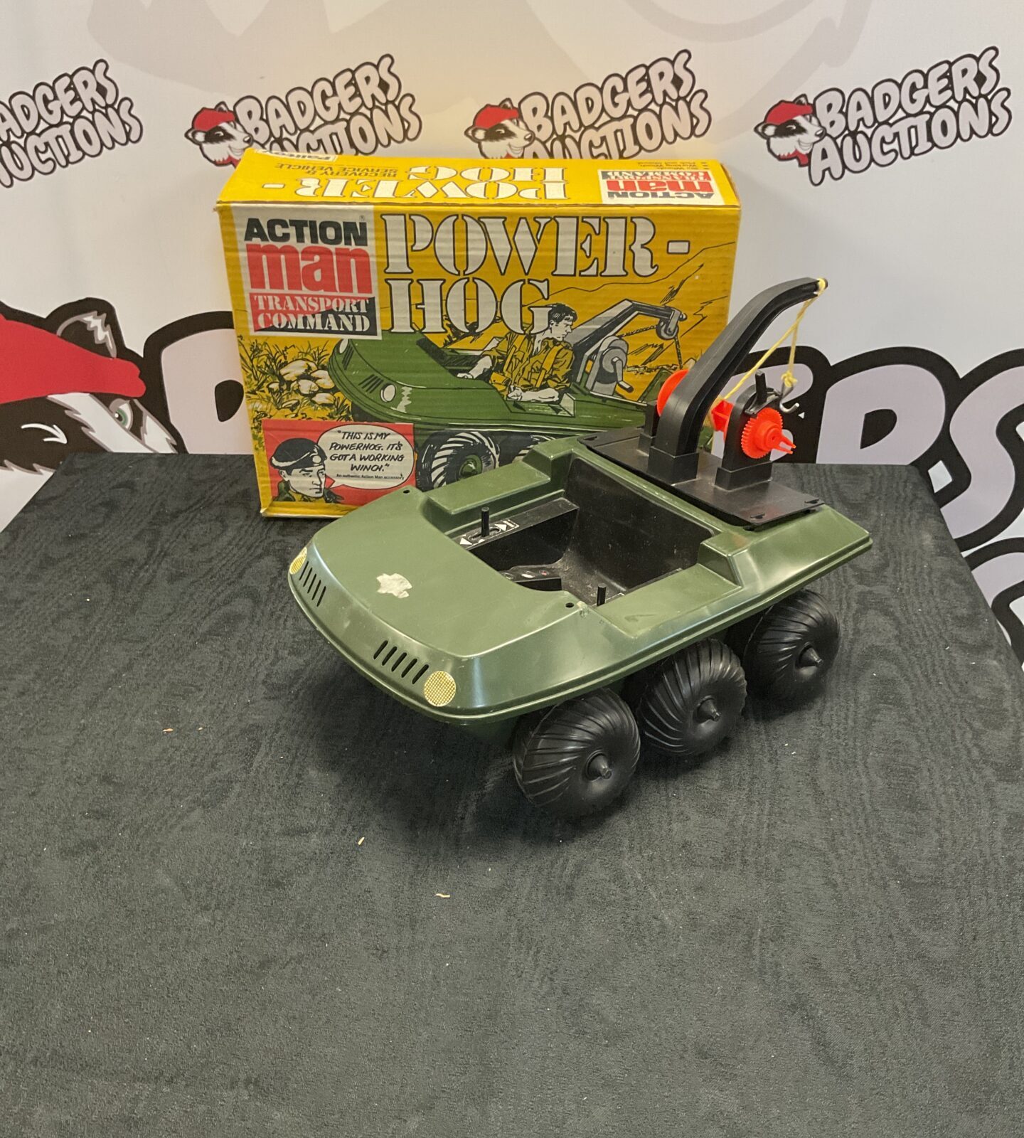 Two Vintage Boxed Palitoy Action man vehicles inc Scorpion Tank And Transport Command Power-Hog - Image 3
