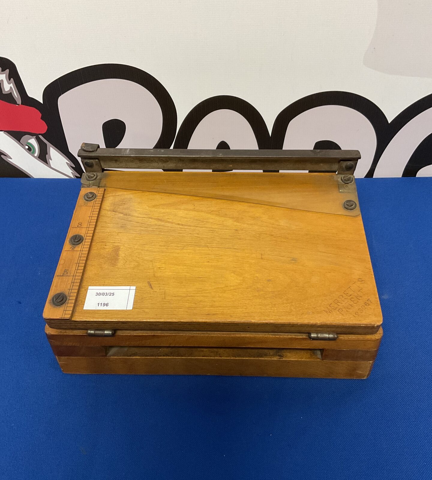 Vintage merretts english paper guillotine