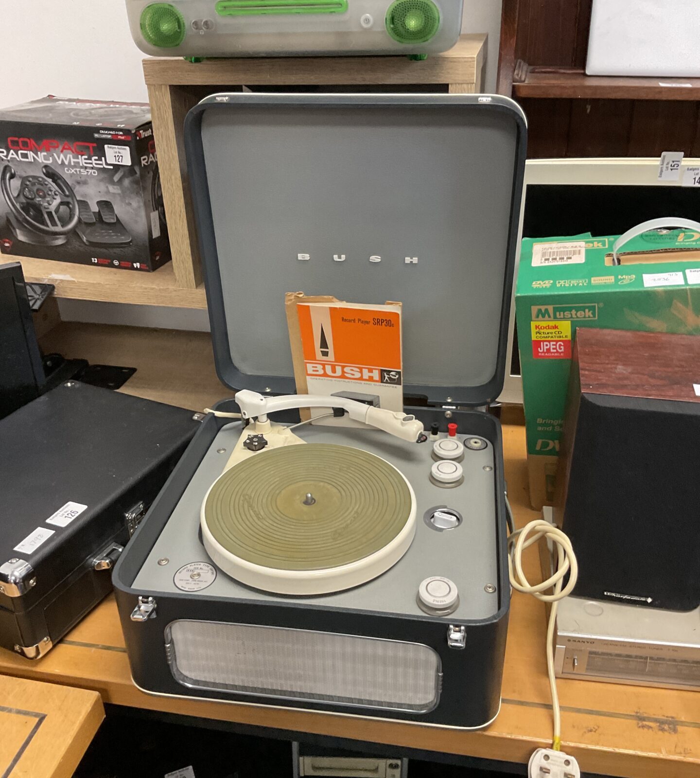 Vintage bush stp30c record player