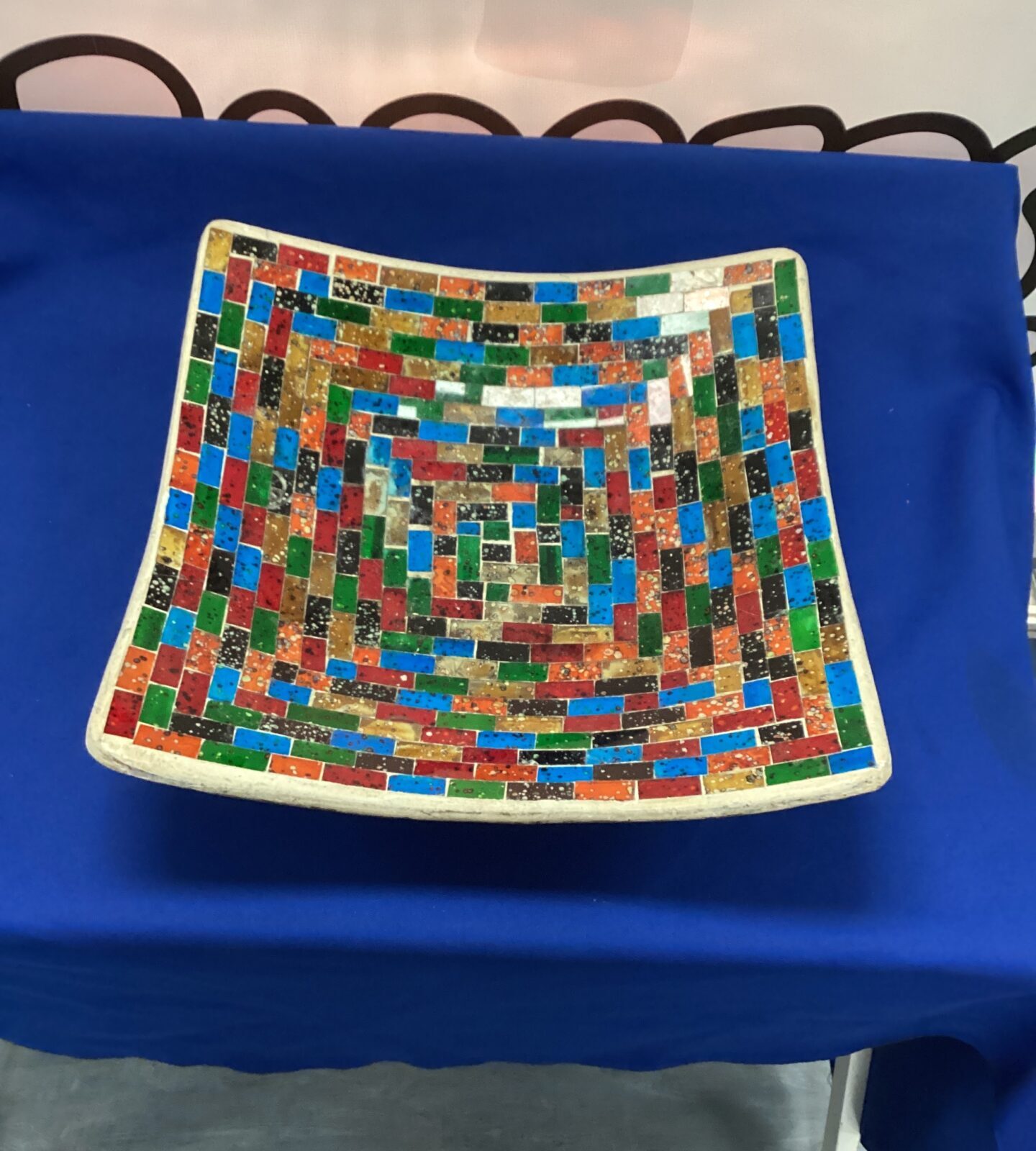 Large decorative Mosaic bowl