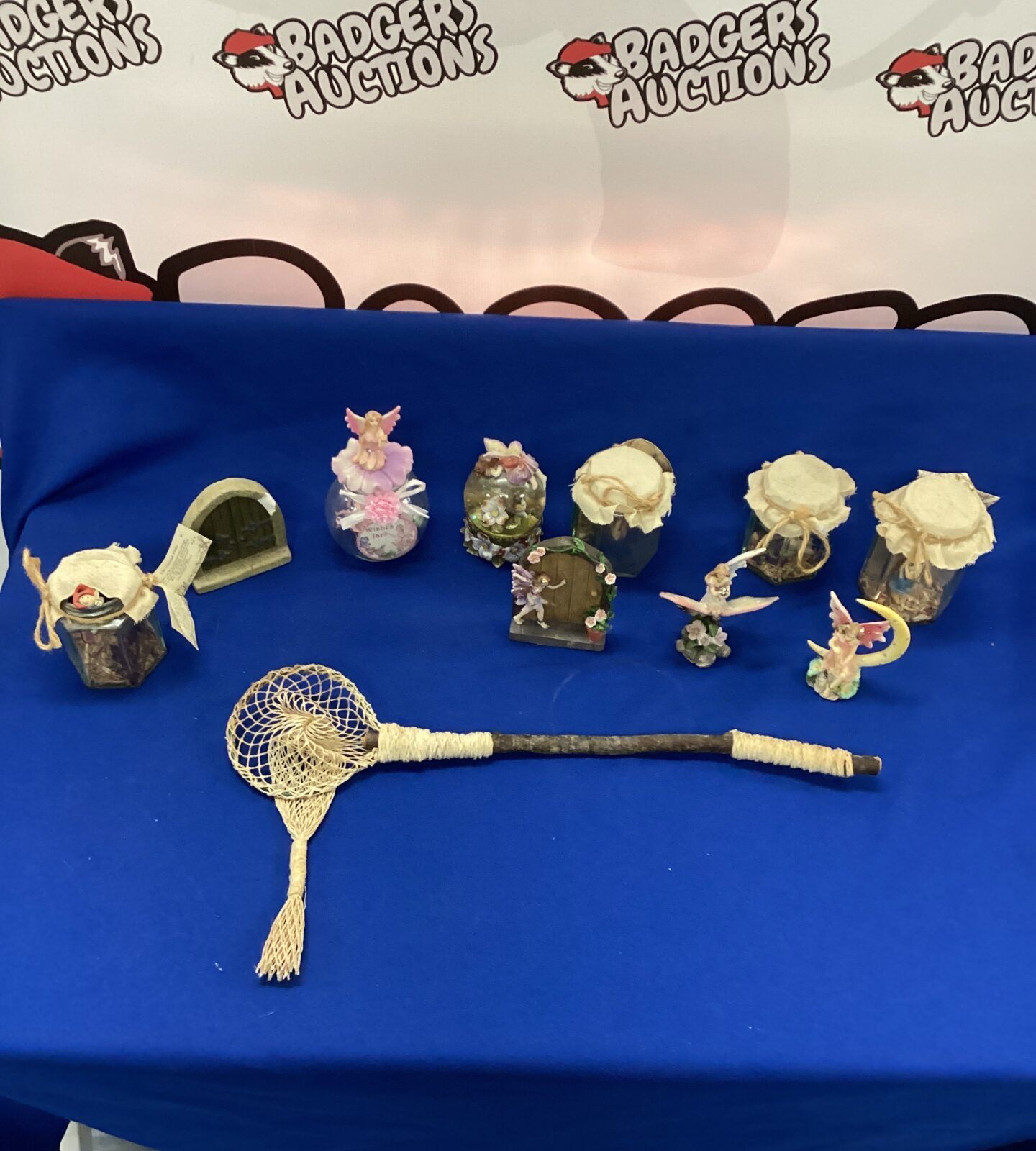 Set of Freshly Caught Fairy Folks with net