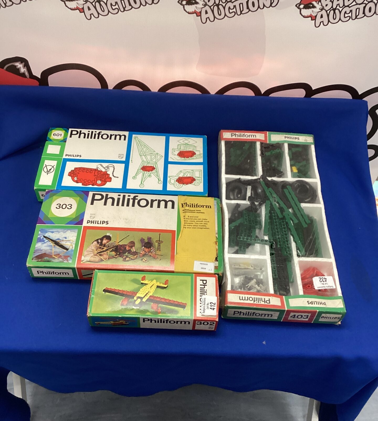 Vintage phillips philiform building sets