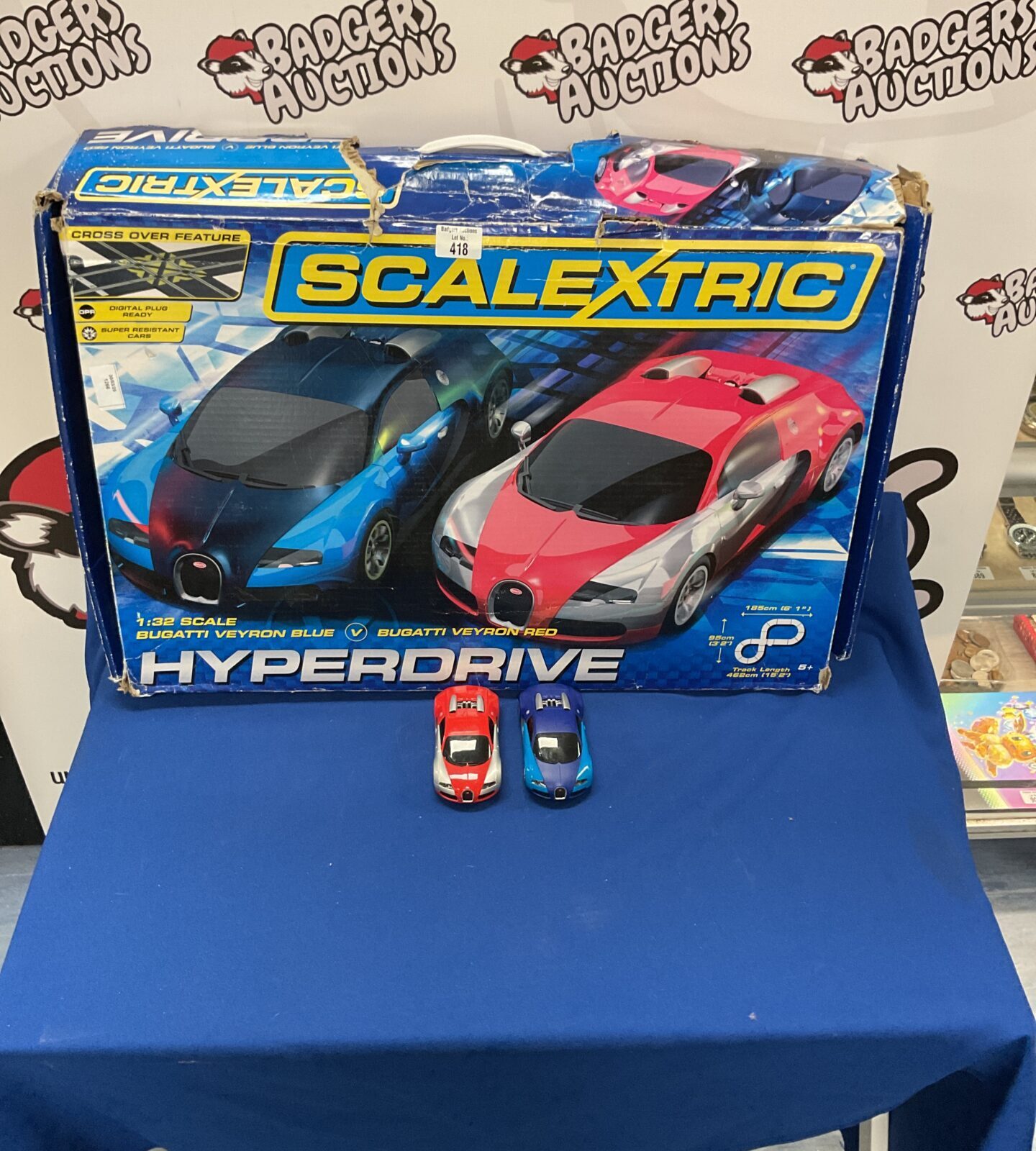 Scale the hyperdrive race track set inc cars