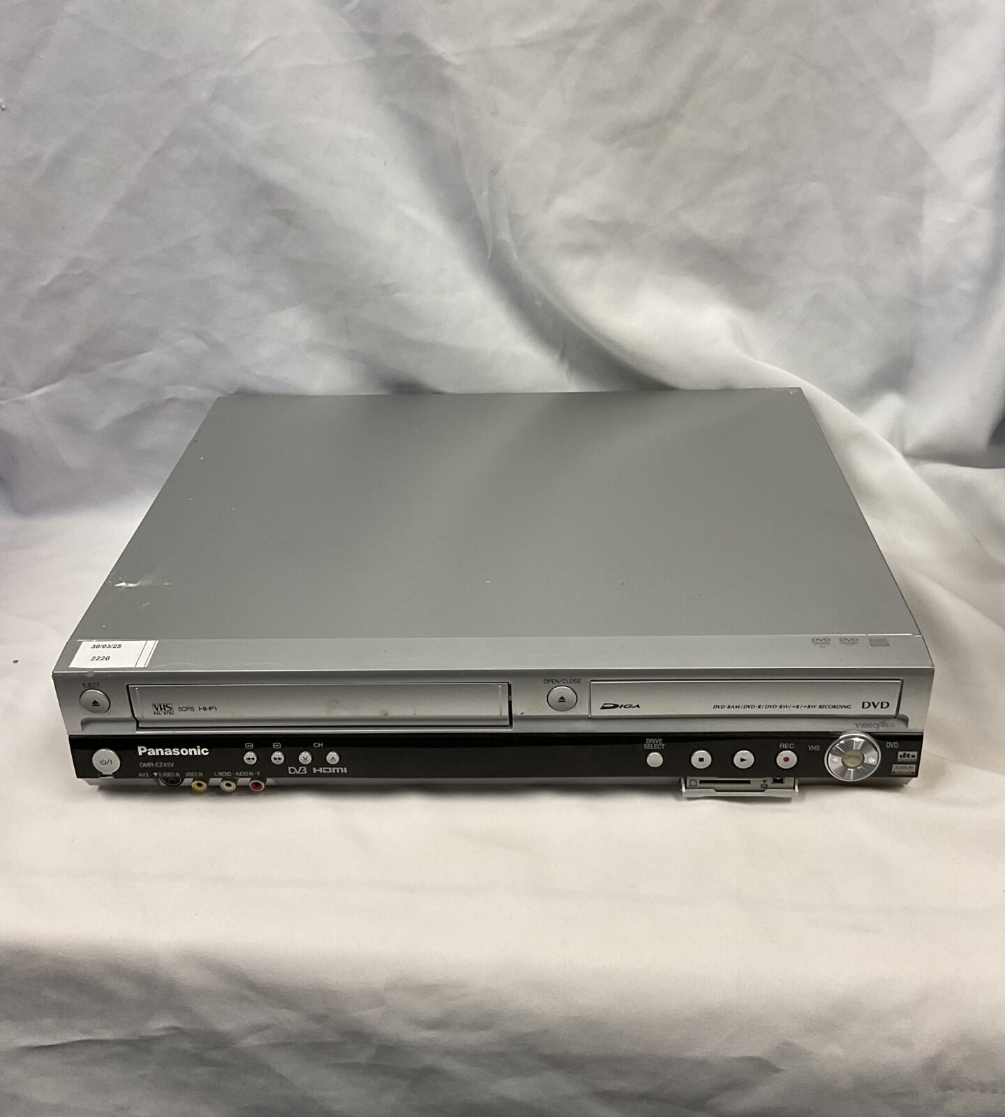 Panasonic dmr-ez45v dvd vhs combo no remote