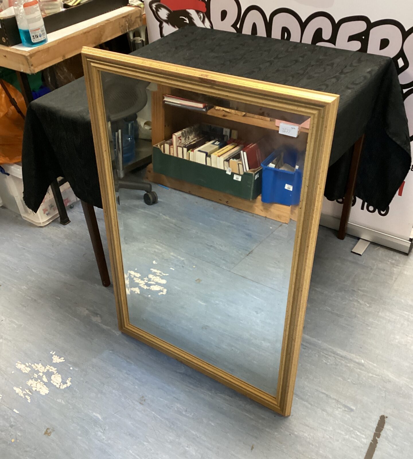 Gilt framed mirror