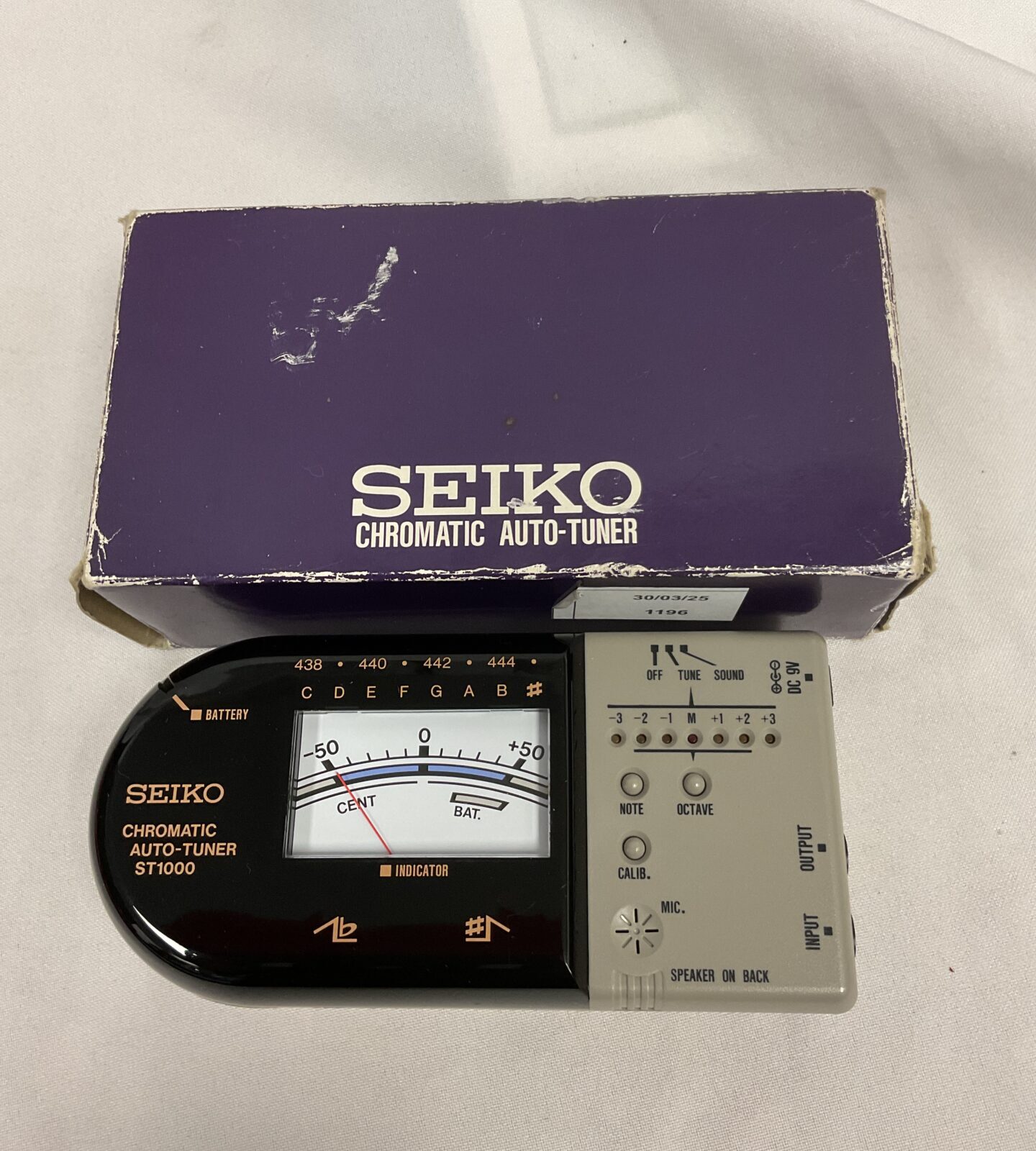 Seiko st-1000 chromatic auto tuner
