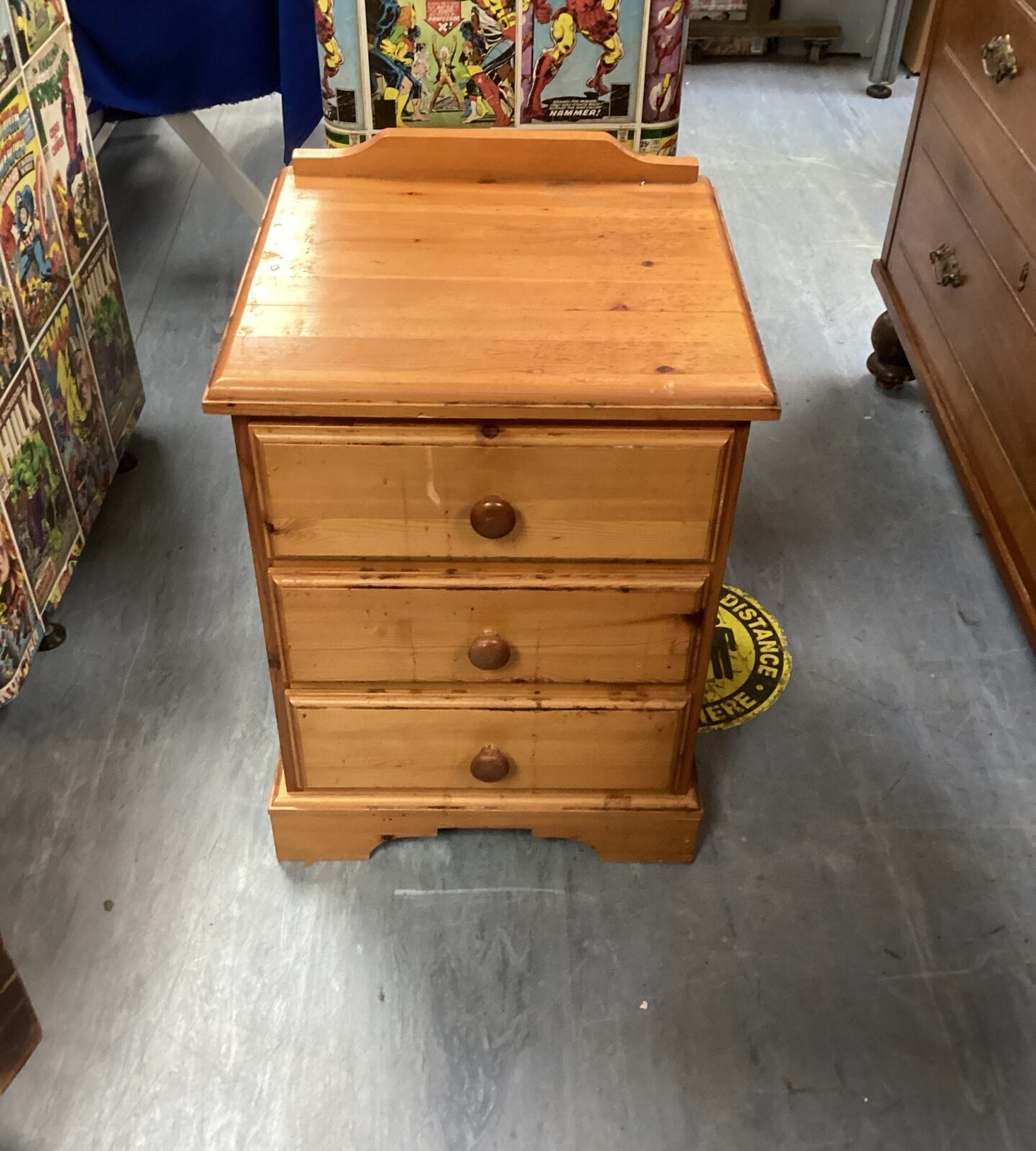 Pine Bedside Cabinet