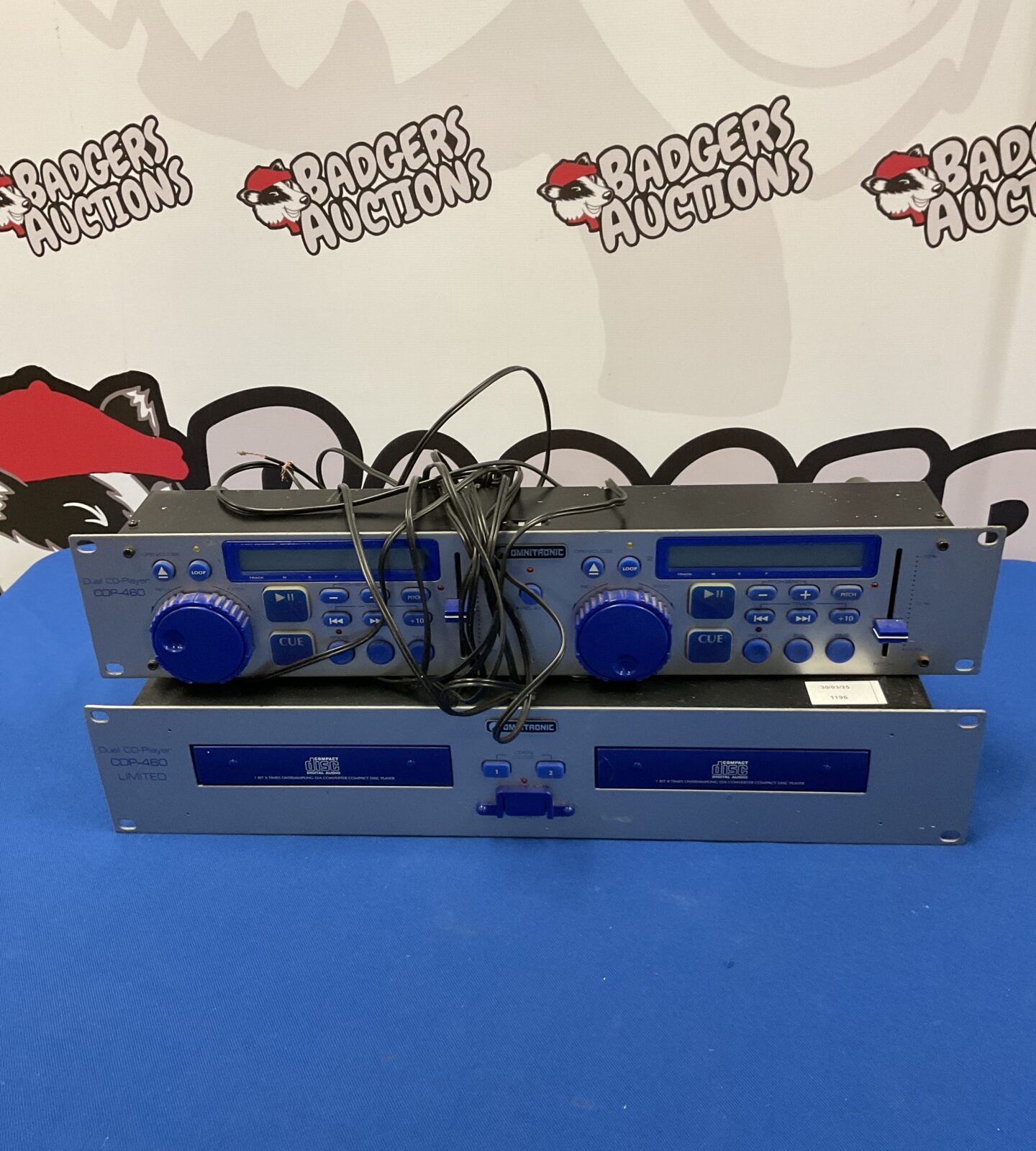 Omnitronic cdp-460 cd player system