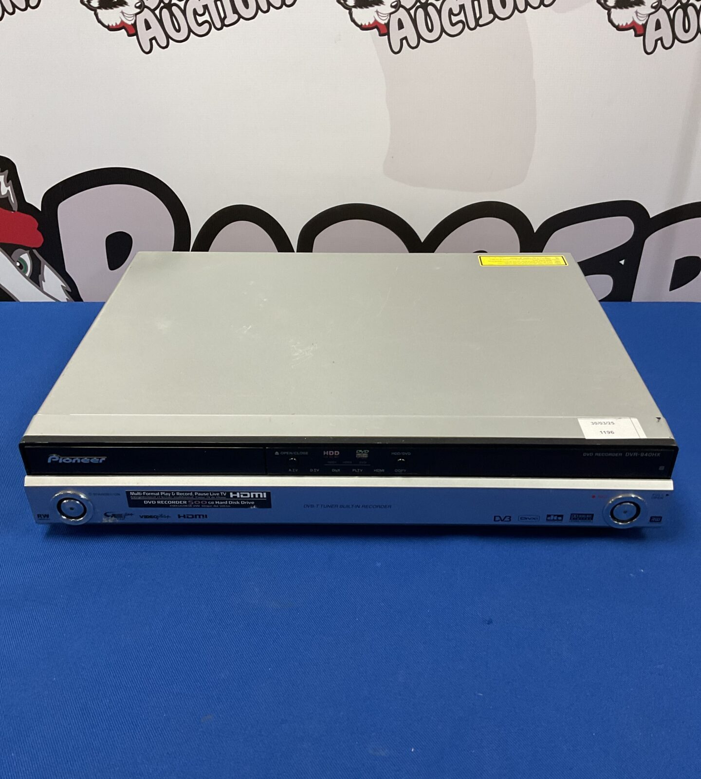Pioneer dvr-940hx dvd recorder
