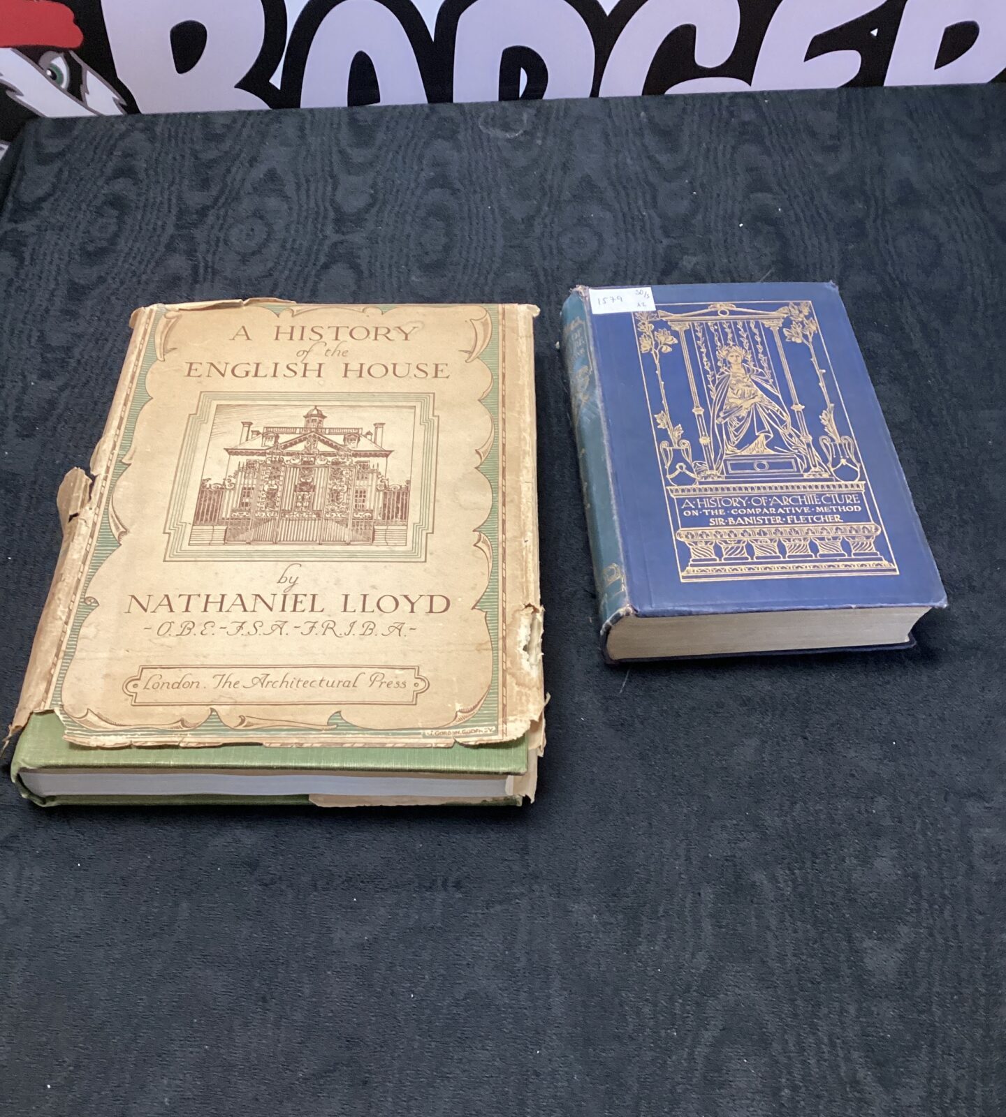 Two vintage books on English architecture inc a history of architecture & a history of the english house