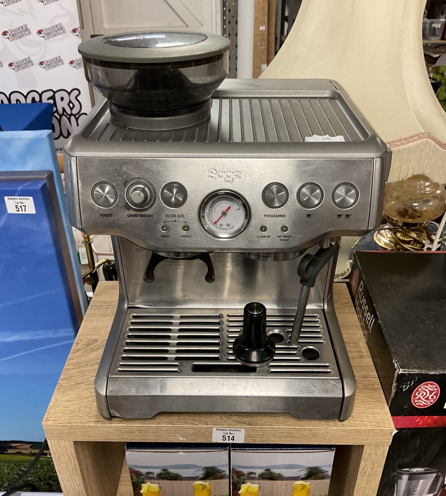 Sage barista express coffee machine untested