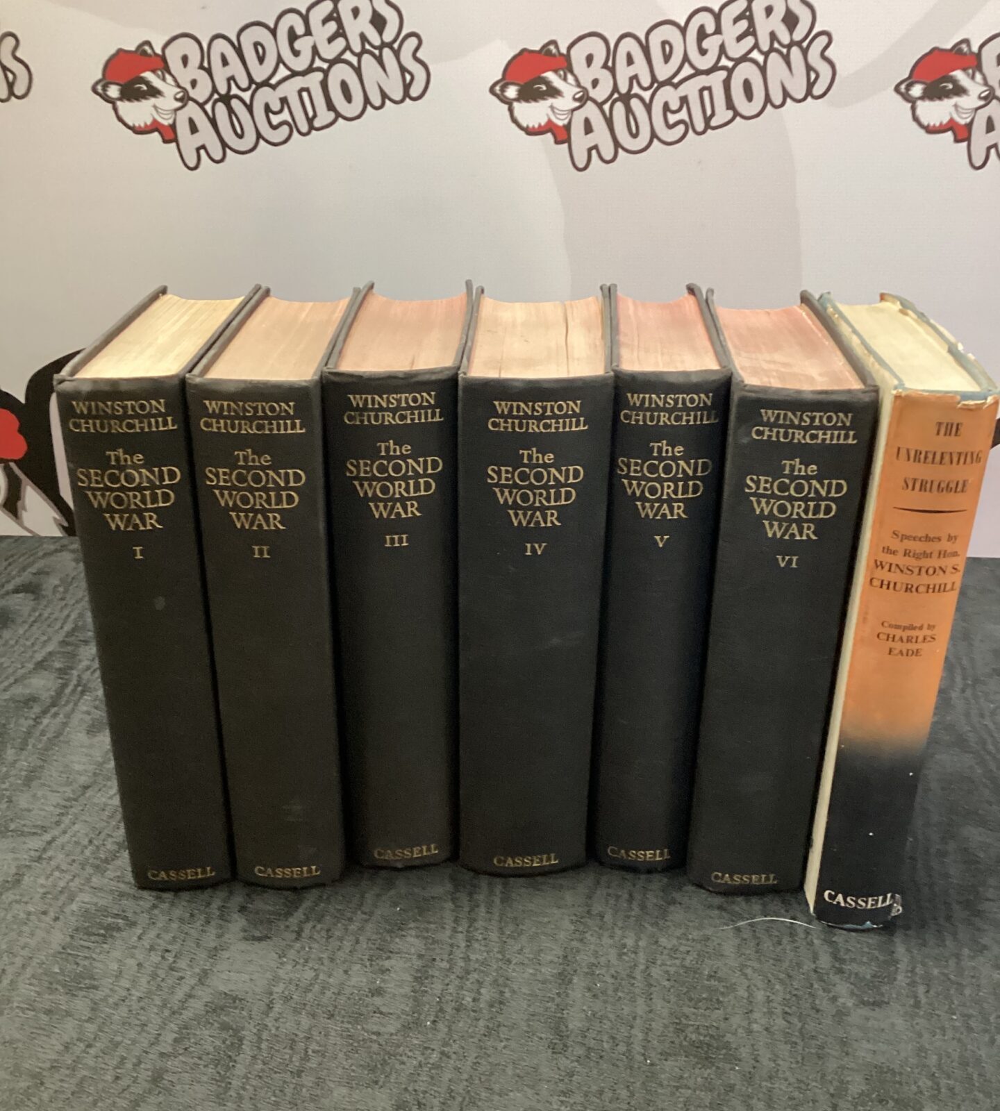 set of winston churchill 2nd world war books