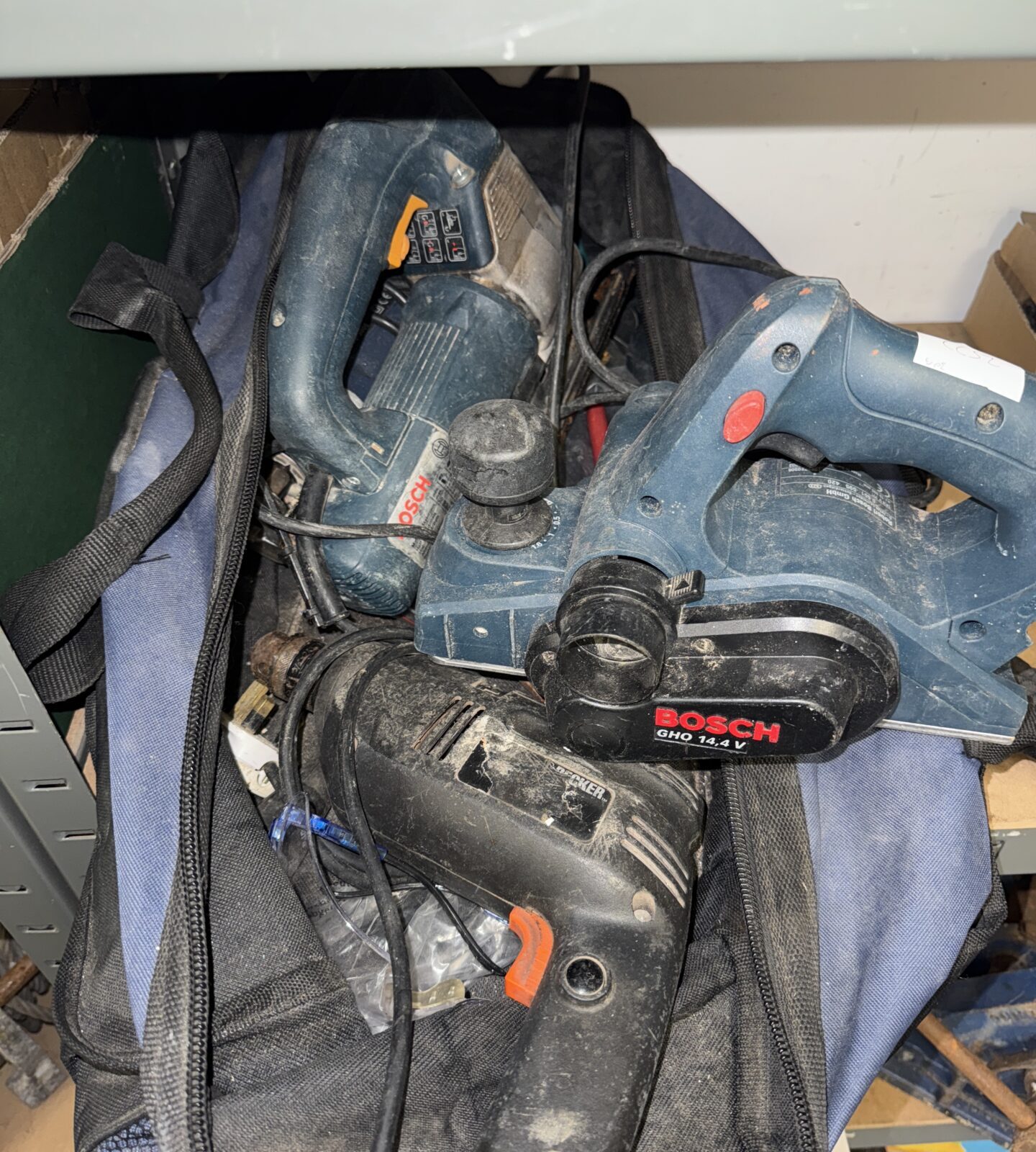 Bag of untested power tools inc Bosch